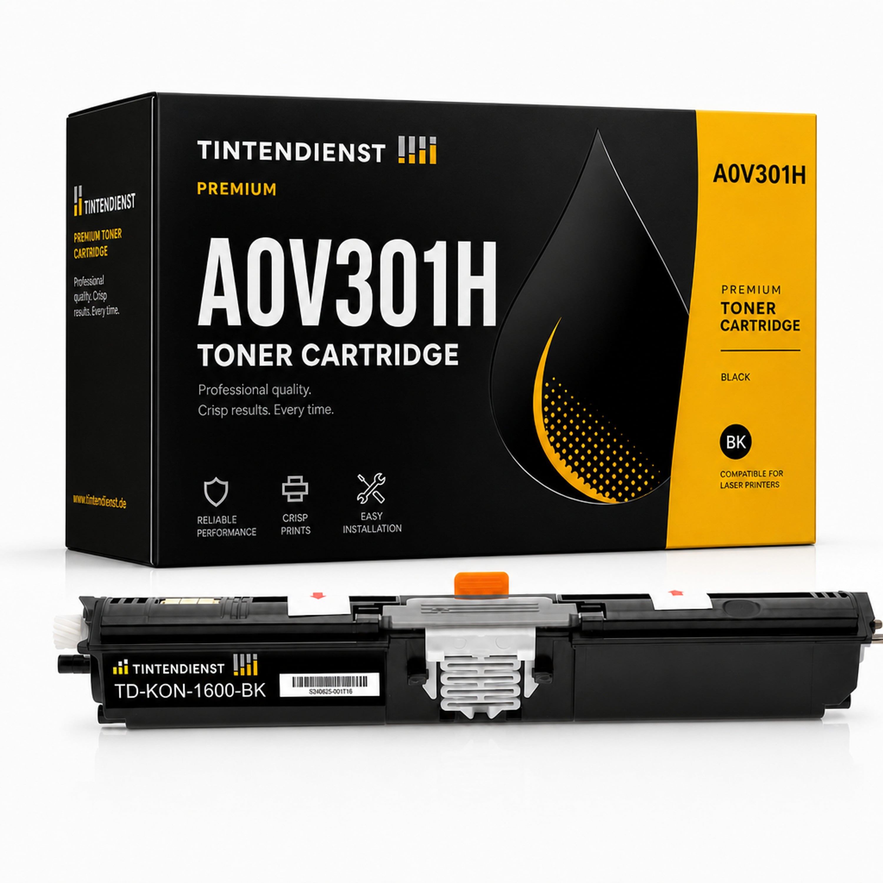 Toner kompatibel zu Konica Minolta A0V301H, schwarz