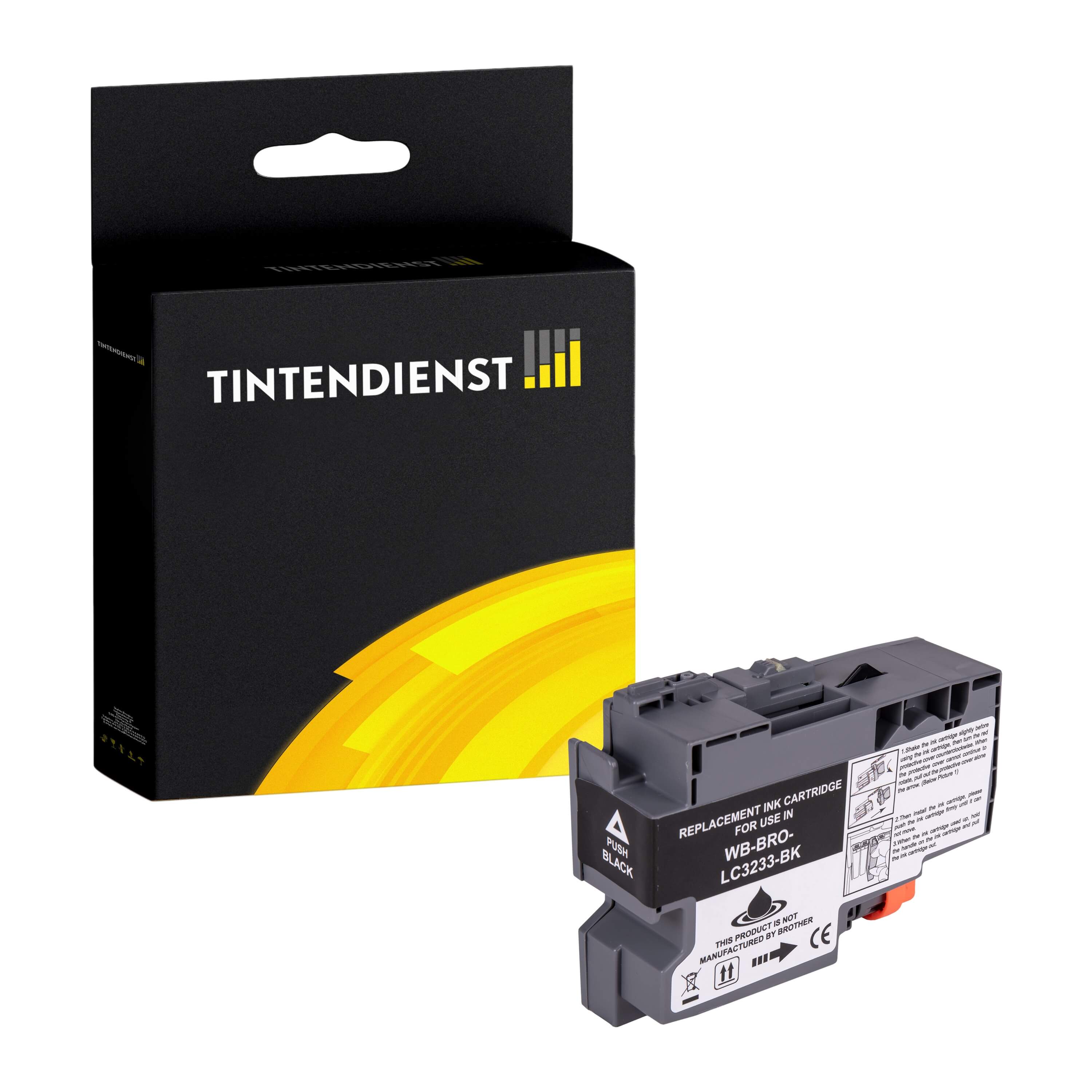 Tintendienst kompatibel für Brother Tintenpatrone LC-3233BK Schwarz
