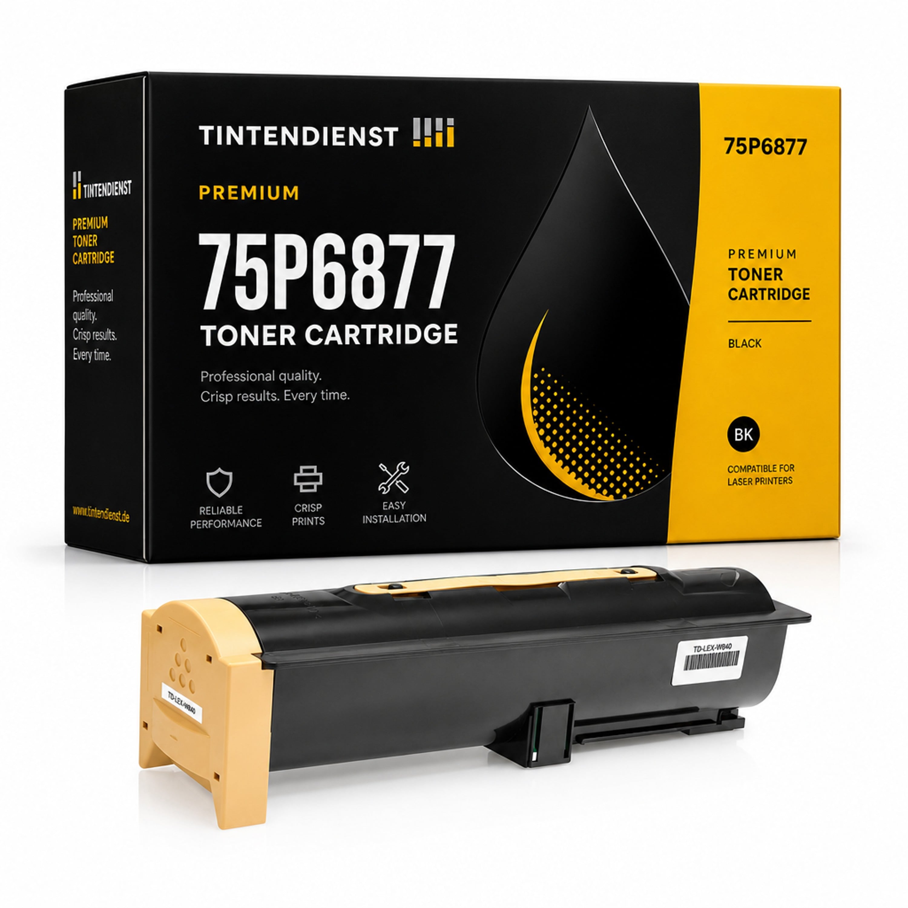 Toner kompatibel zu IBM 75P6877, schwarz