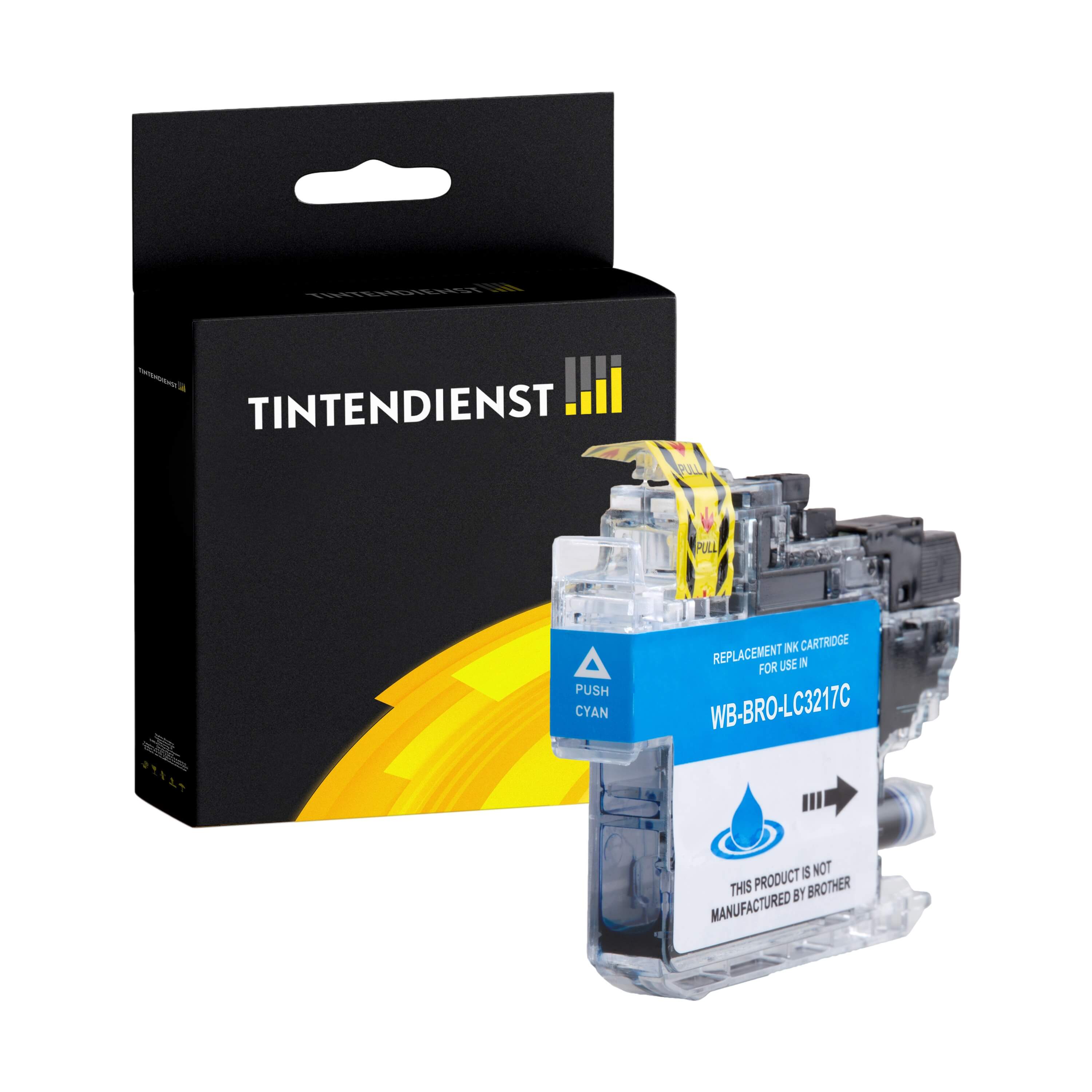 Tintendienst kompatibel für Brother Tintenpatrone LC-3217C Cyan