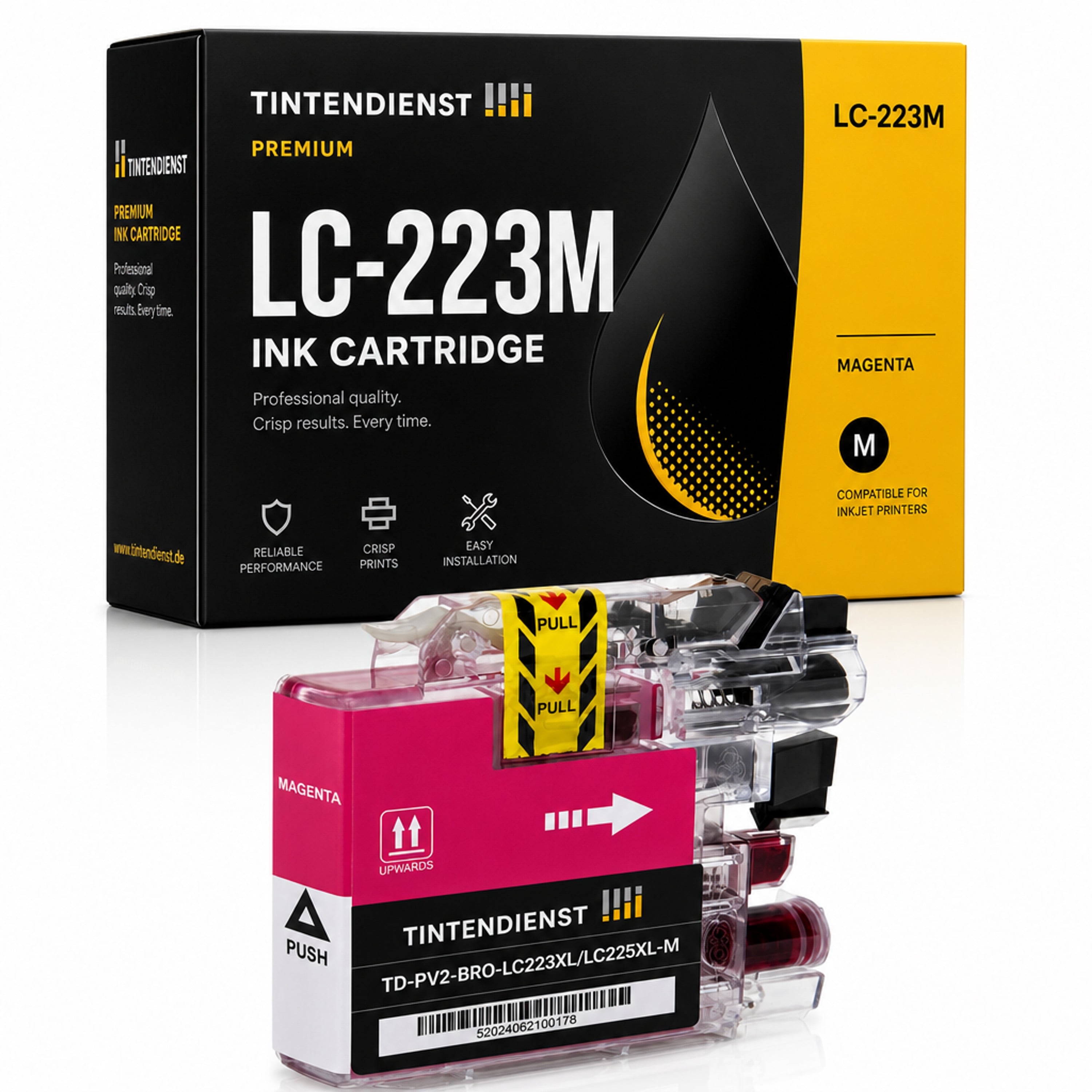 Druckerpatrone kompatibel zu Brother LC-223M XL, magenta