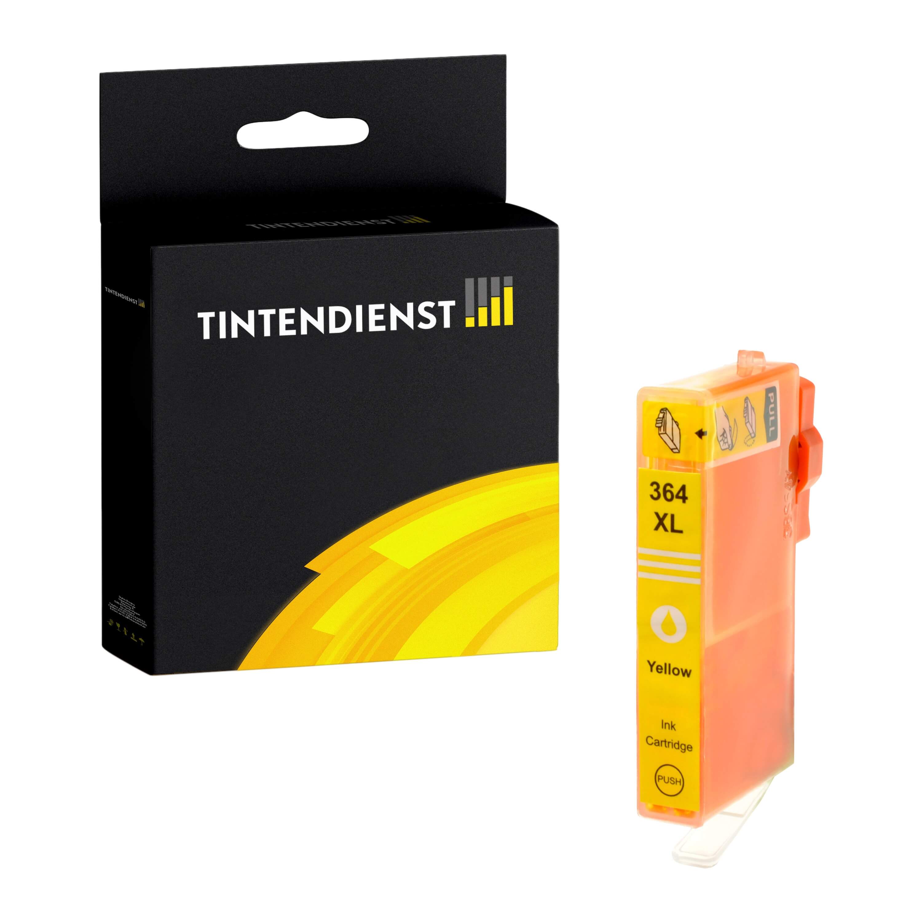 HP 364XL Druckerpatrone (CB325EE) gelb XL – Tintendienst kompatibel