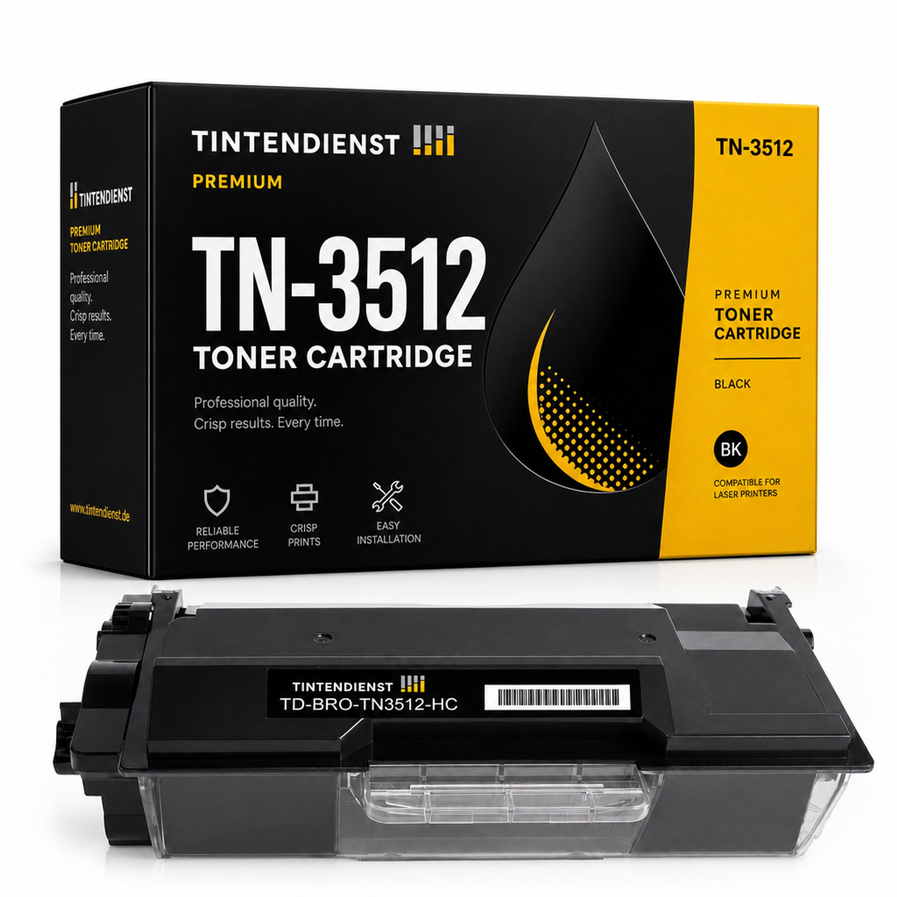 Toner kompatibel zu Brother TN-3512, schwarz