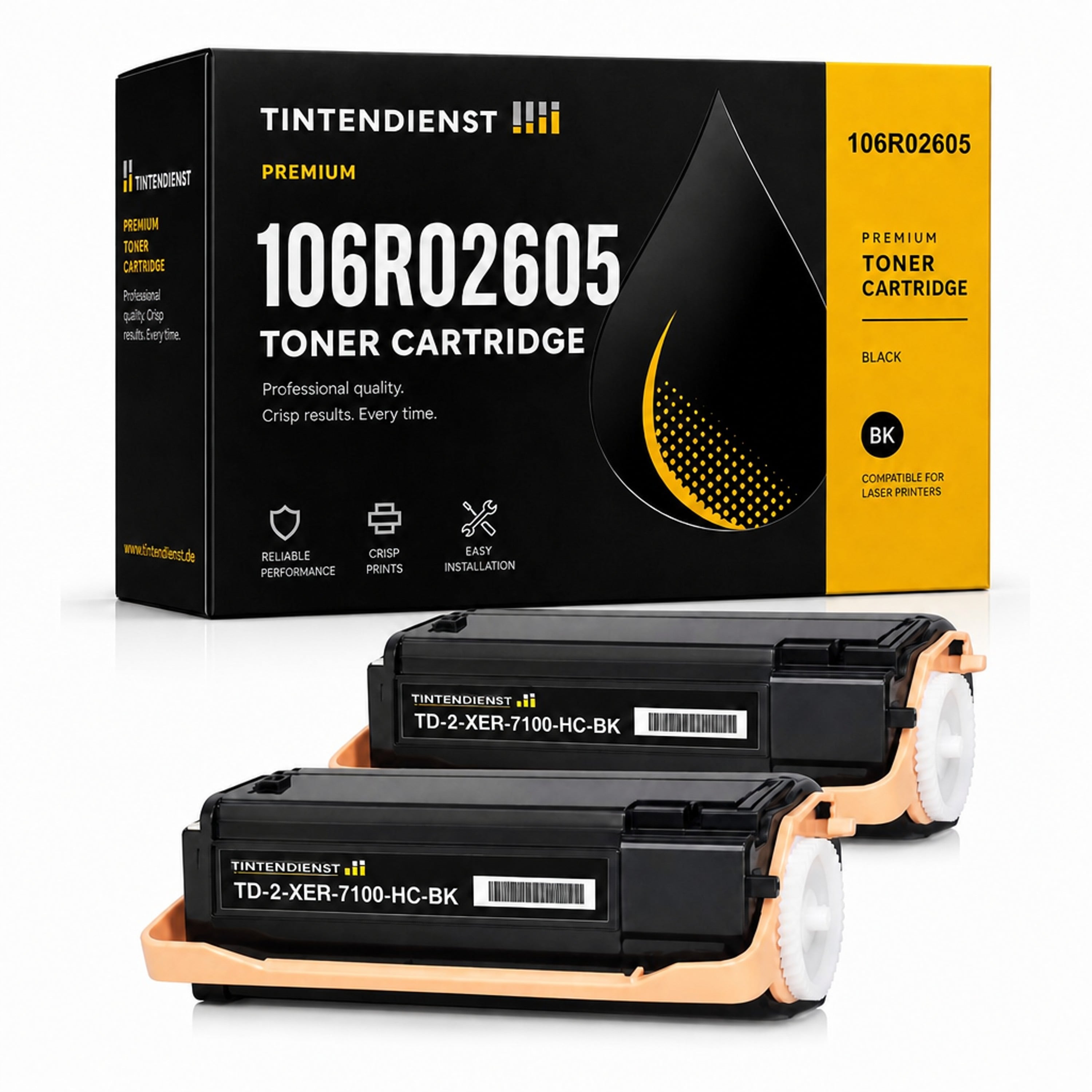 Set kompatibel zu Xerox 106R02605, 2 Toner