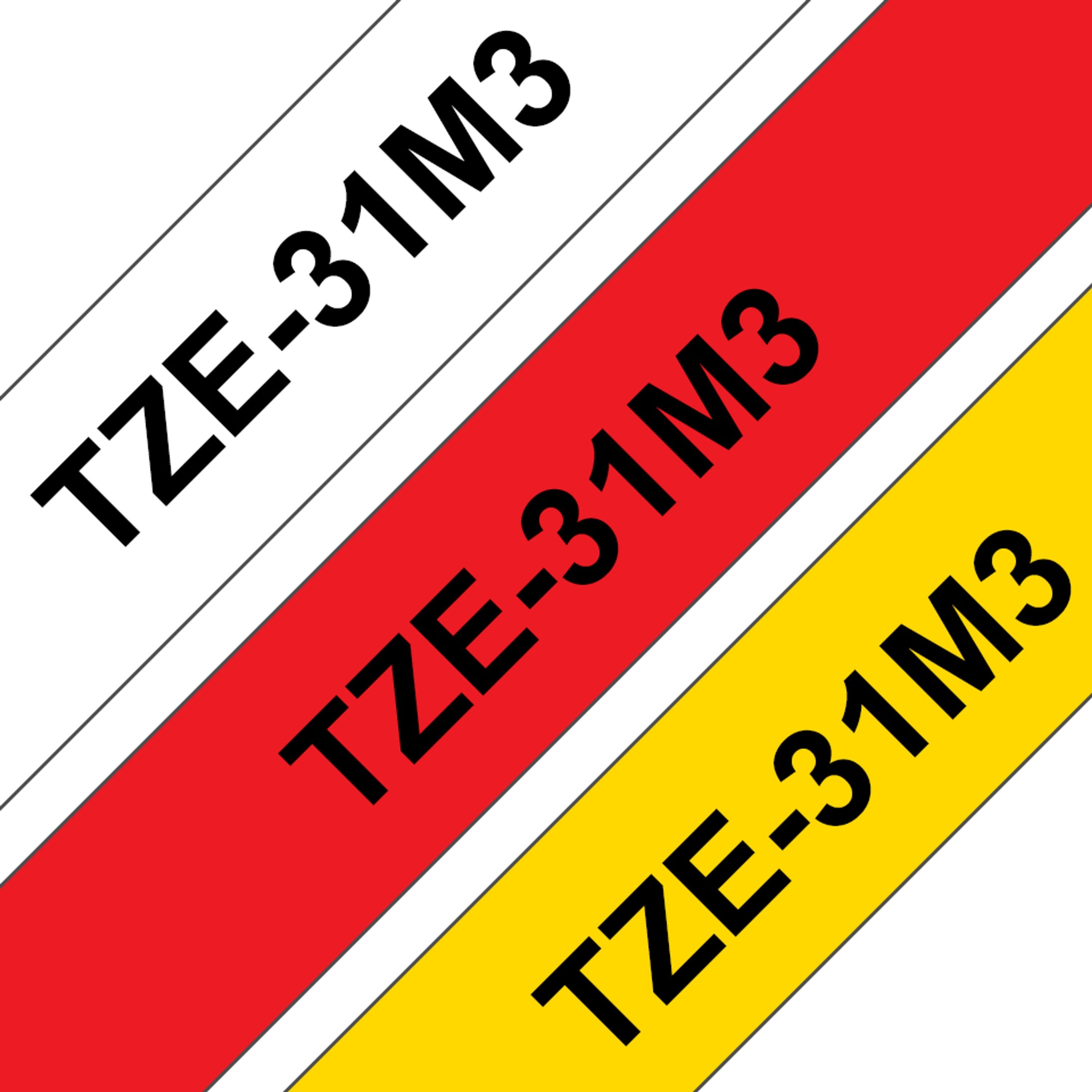 Original Brother Multipack TZe-31M3 TZ-31M3