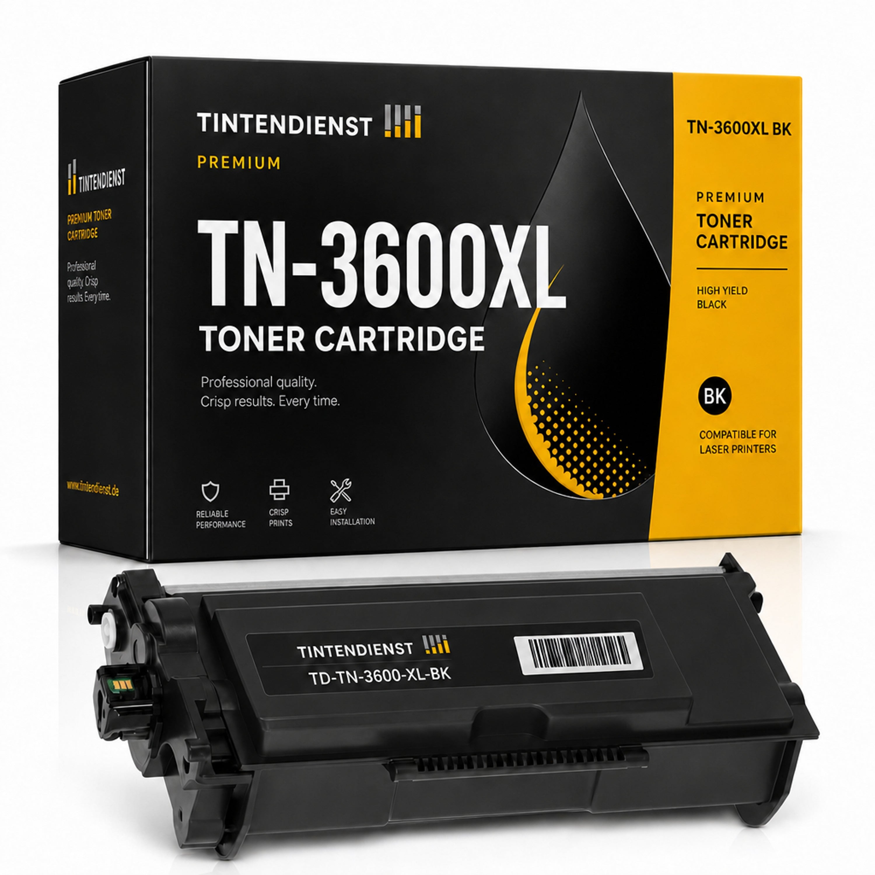 Toner kompatibel zu Brother TN-3600XL, schwarz