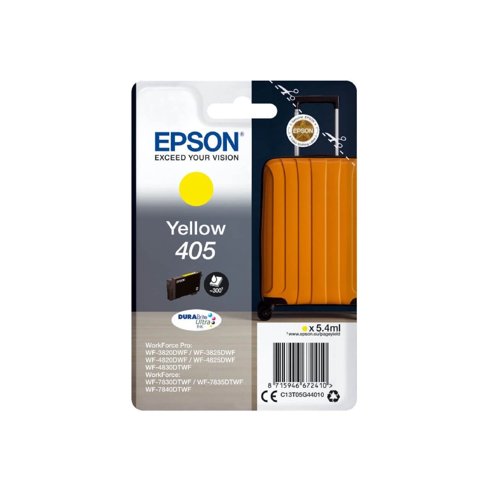 Original Epson Tintenpatrone C13T05G44010 / 405 Gelb