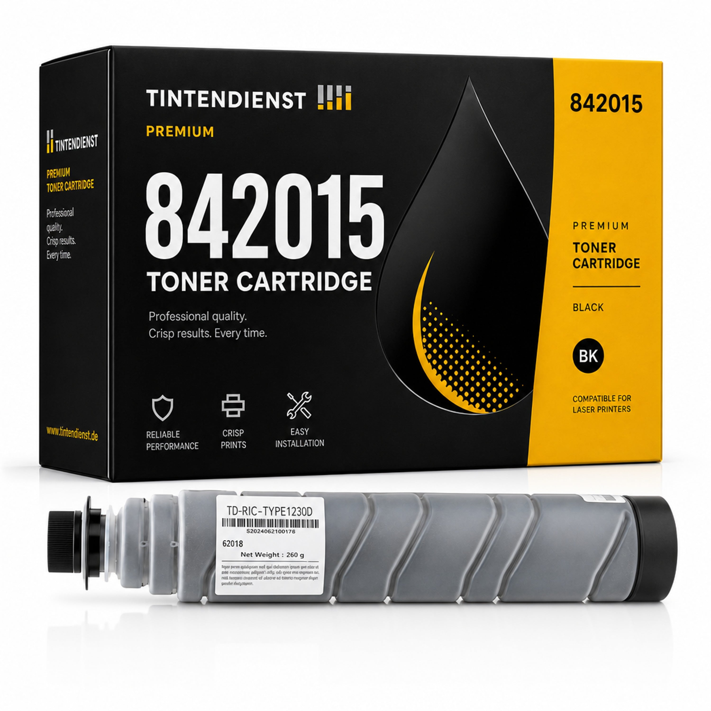 Toner kompatibel zu Ricoh 842015, schwarz