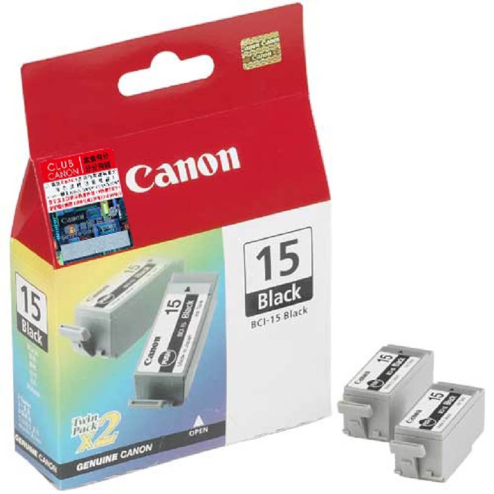 Original Multipack 2 Tinte für Canon BCI-15bk 8190A002