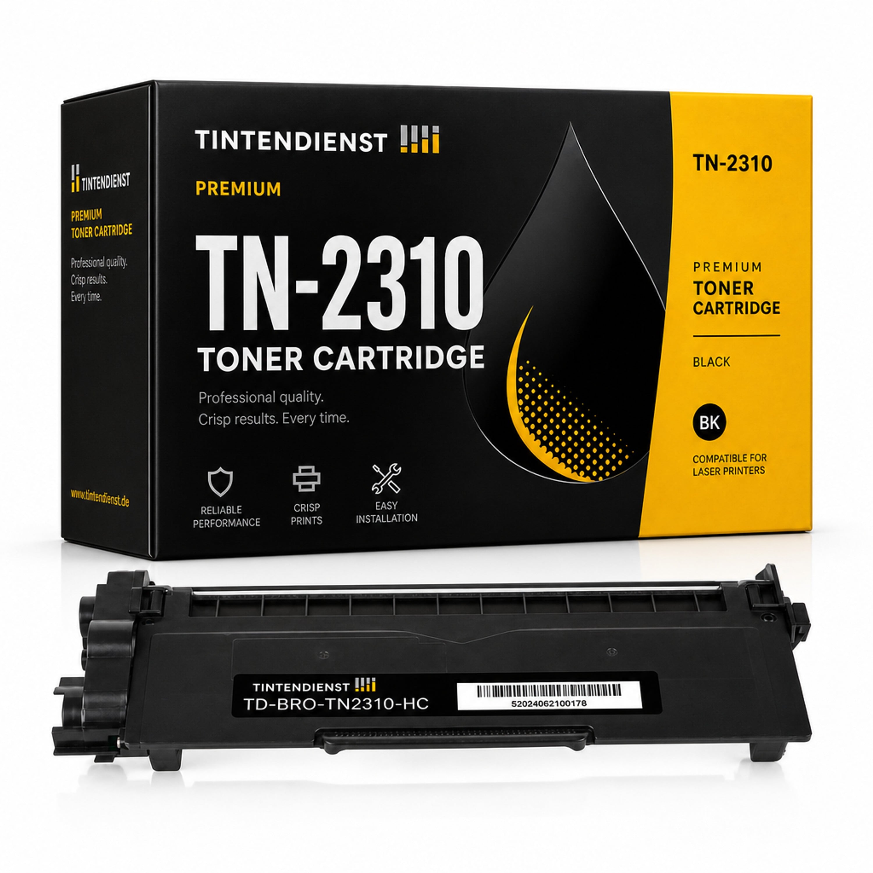 Toner kompatibel zu Brother TN-2310, schwarz
