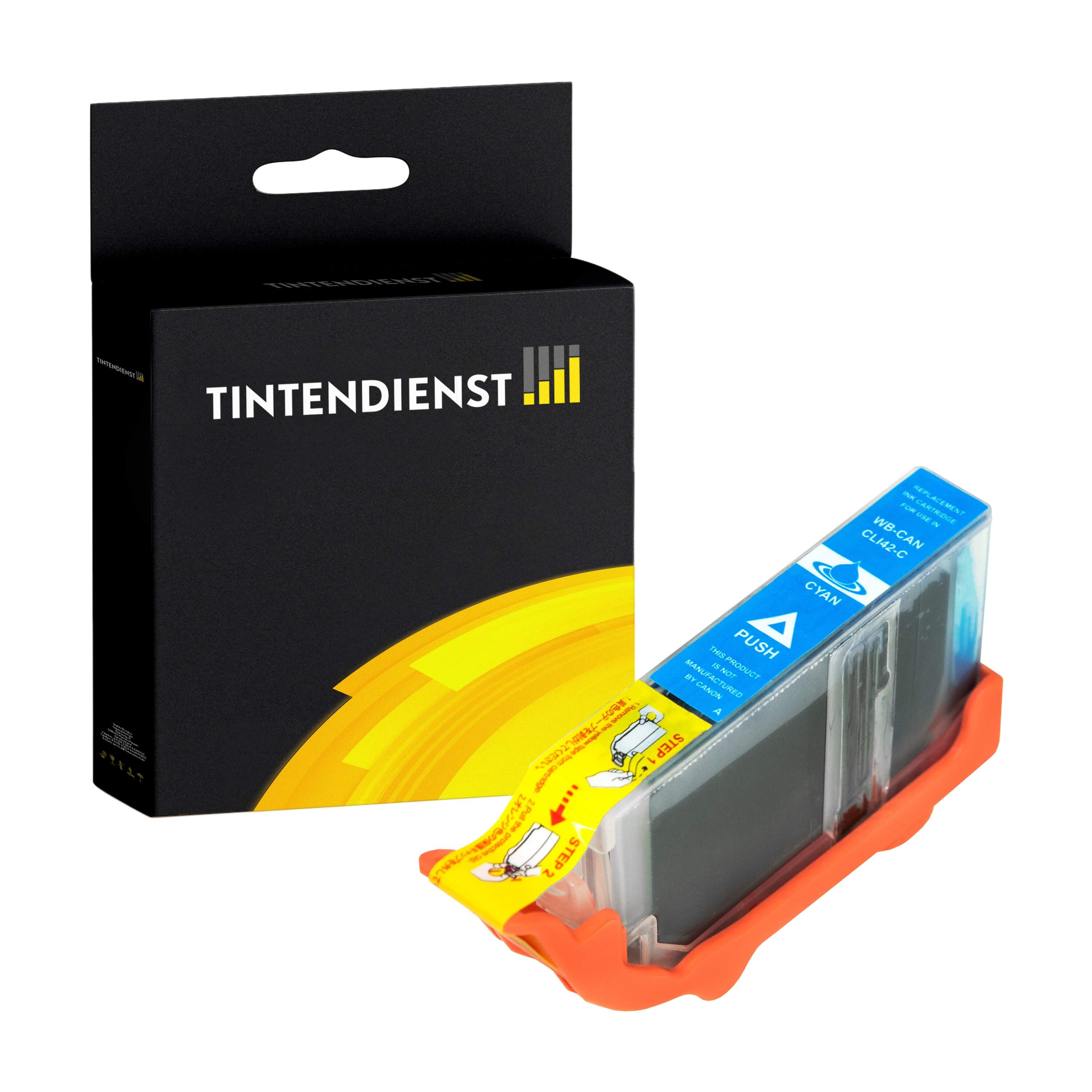 Tintendienst kompatibel für Canon Tintenpatrone 6385B001 / CLI-42C Cyan