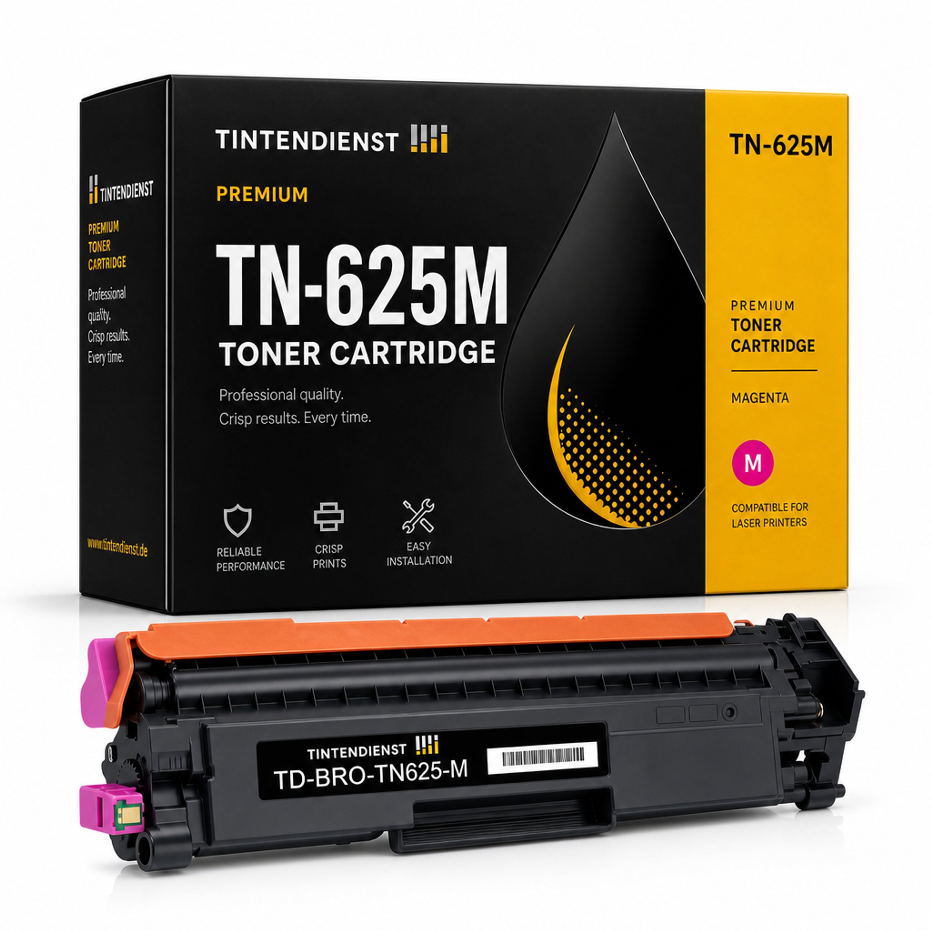 Toner kompatibel zu Brother TN-625M, magenta