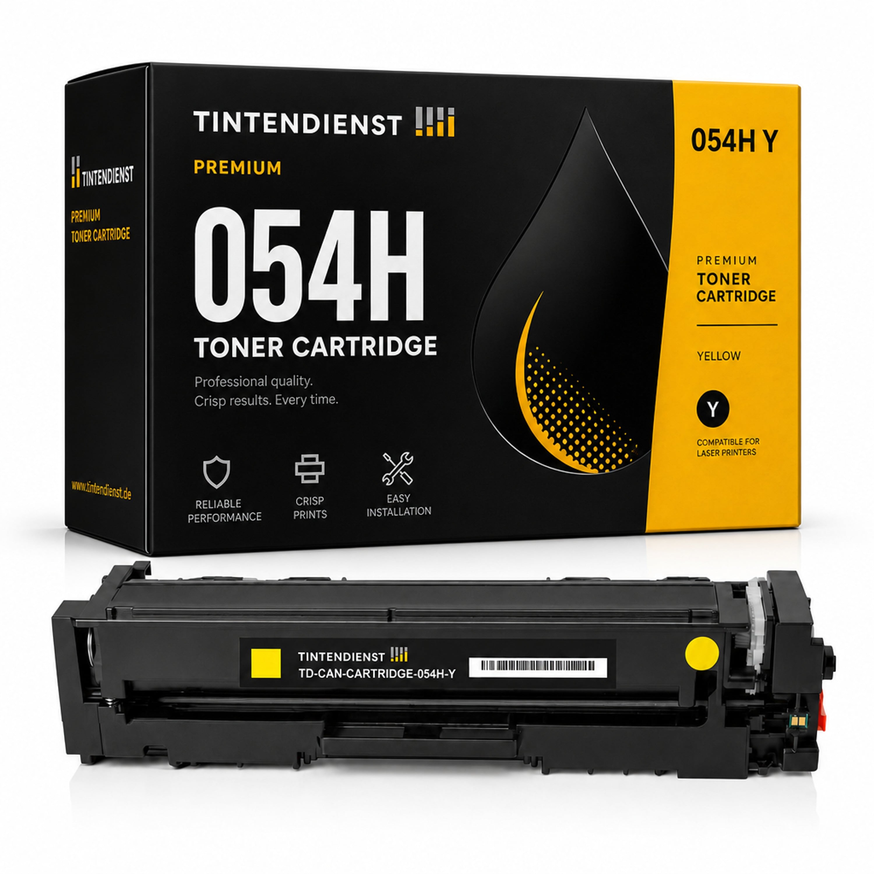 Toner kompatibel zu Canon 054H, gelb