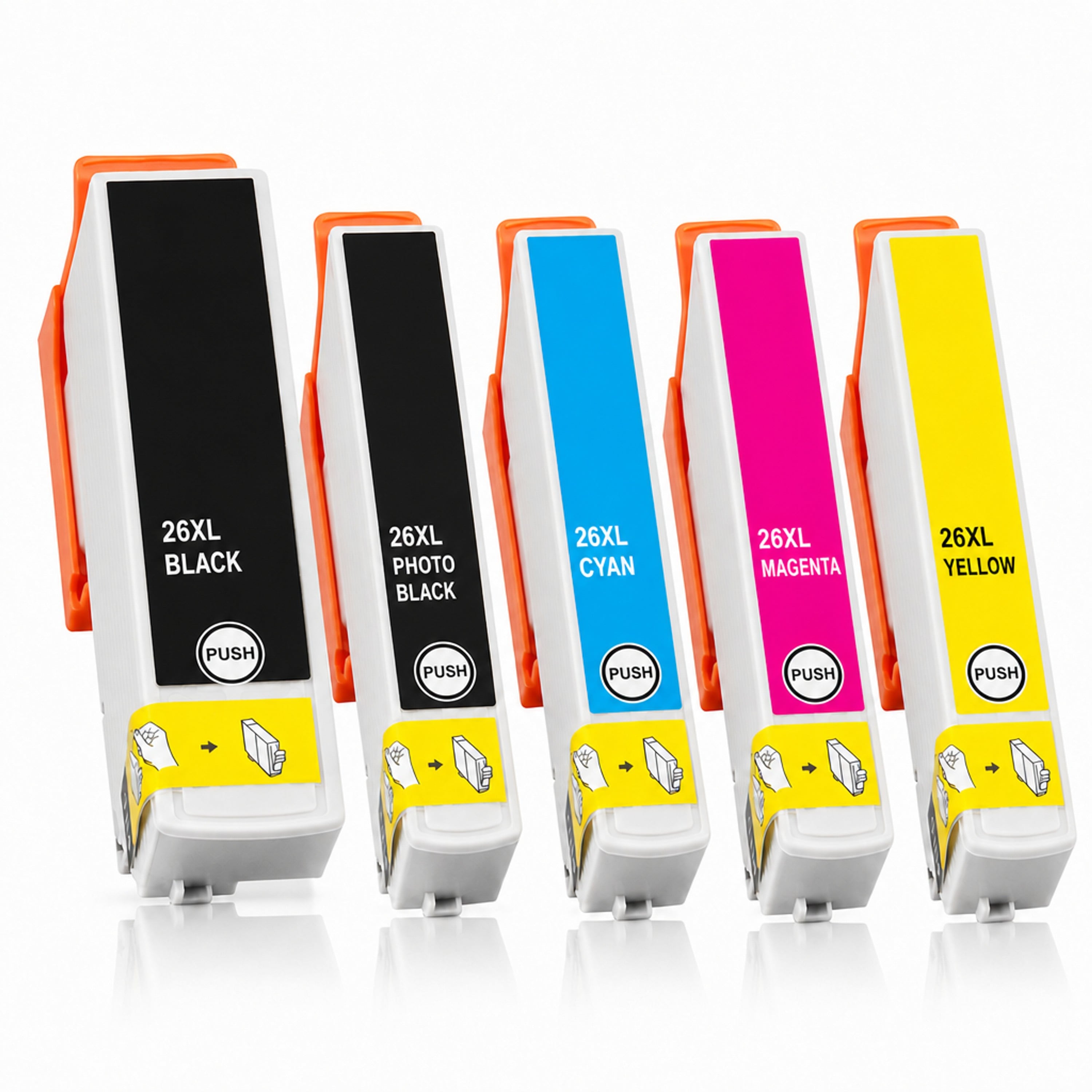 Multipack - Druckerpatrone ersetzt Epson C13T26214010, 5 Patronen