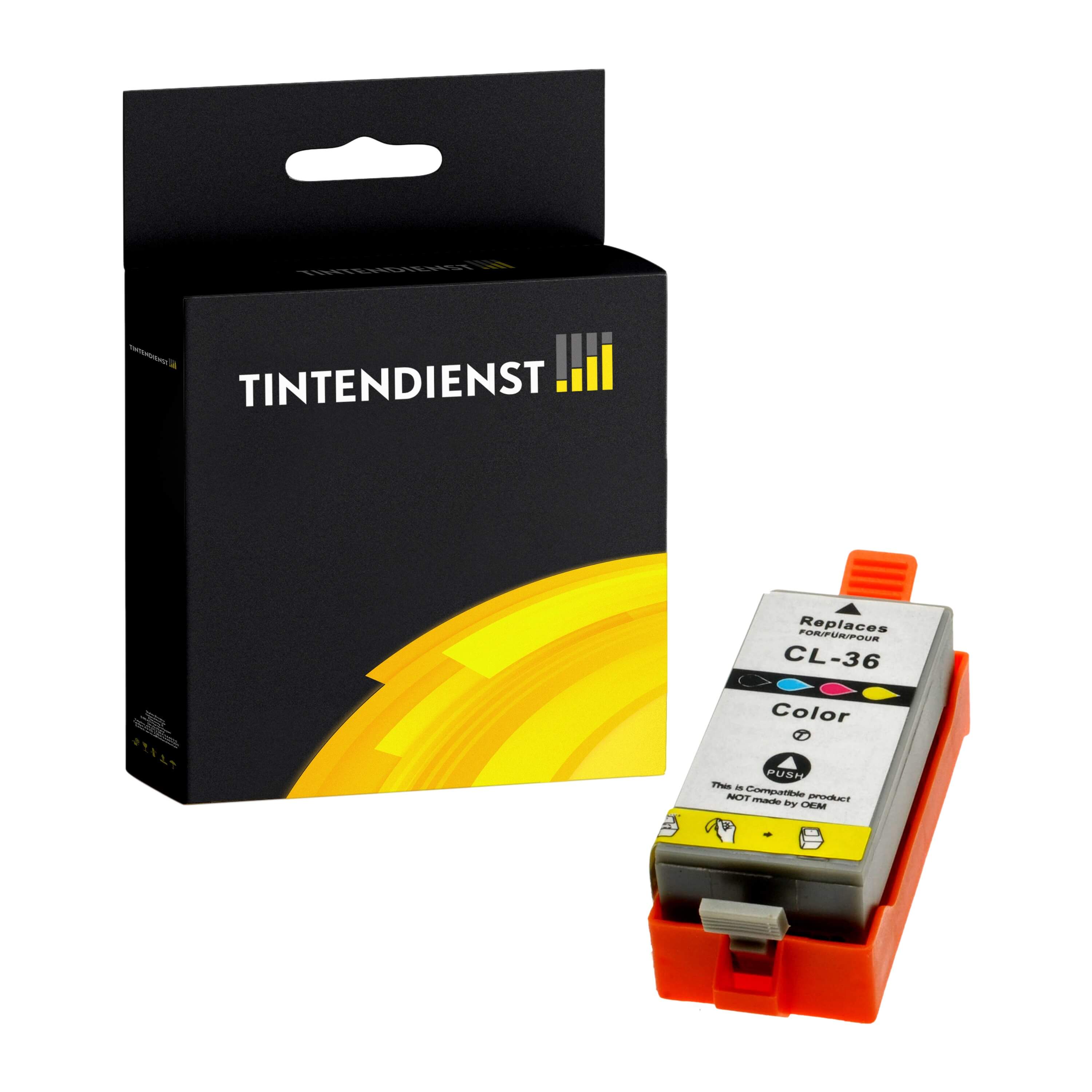Canon CLI-36 Druckerpatrone (1511B001) mehrfarbig – Tintendienst kompatibel