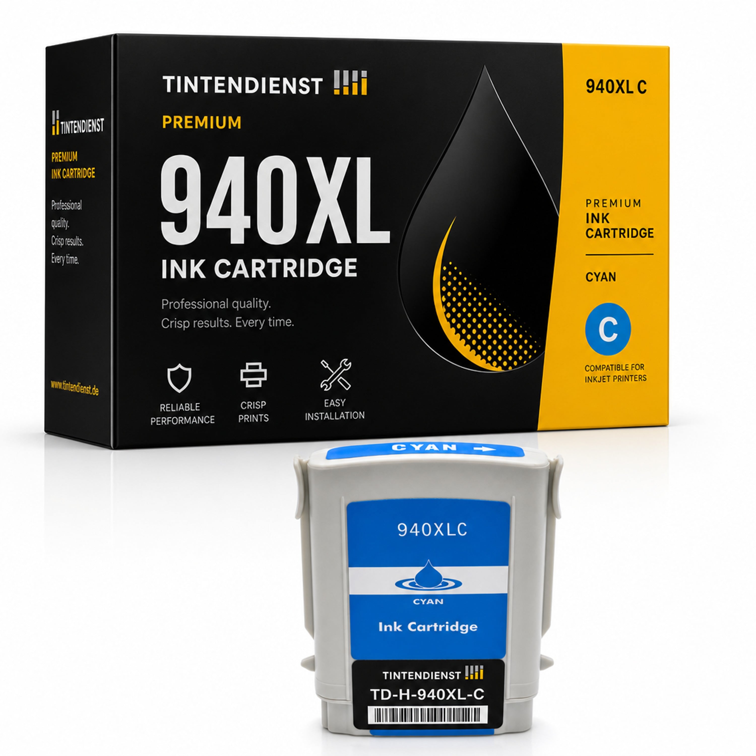 Druckerpatrone kompatibel zu HP 940XL, cyan