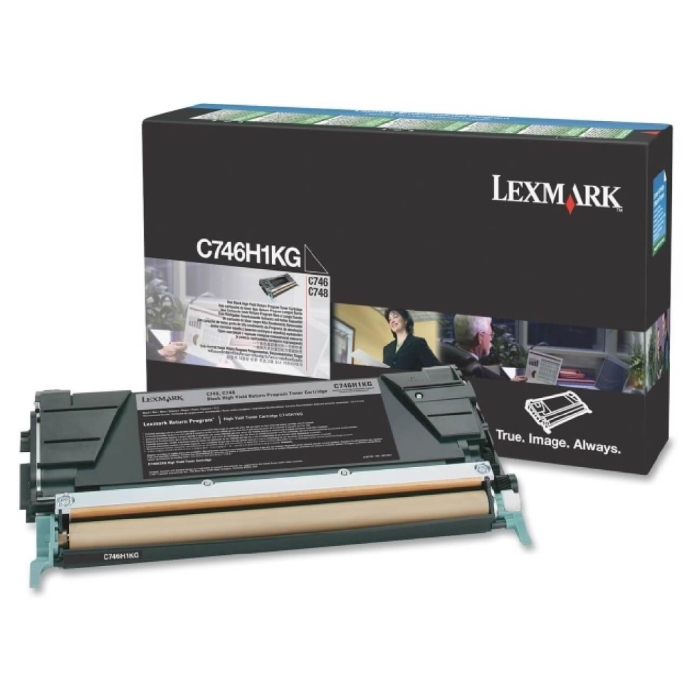 Original Lexmark Toner C746H1KG bk