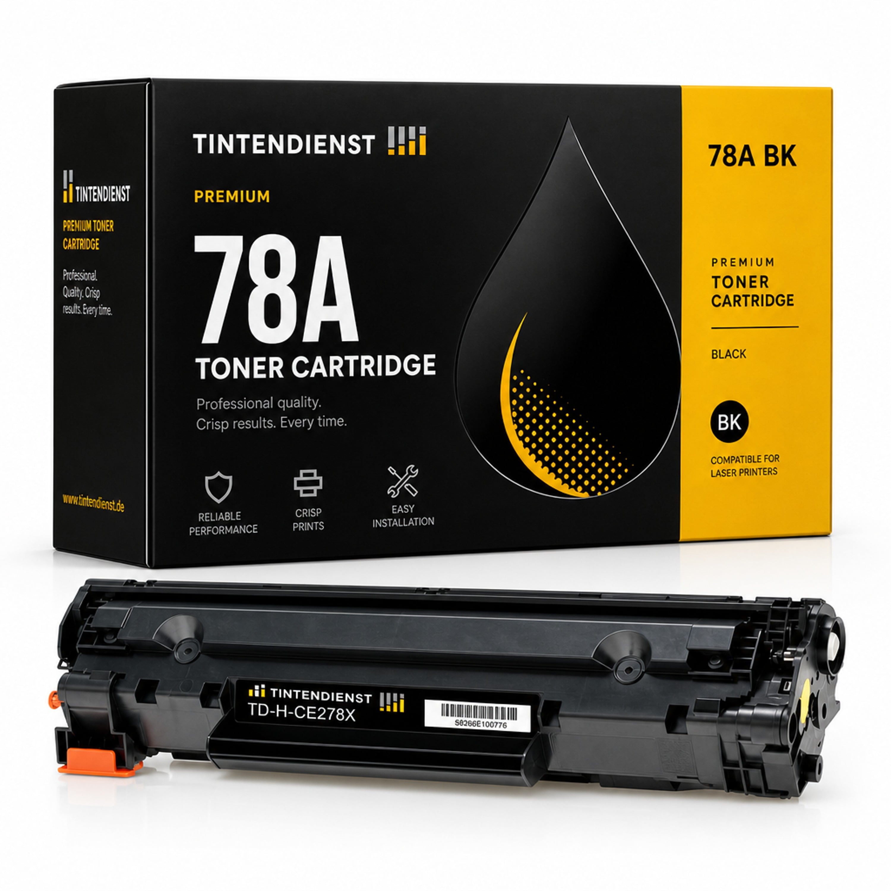Toner kompatibel zu HP 78A XL, schwarz