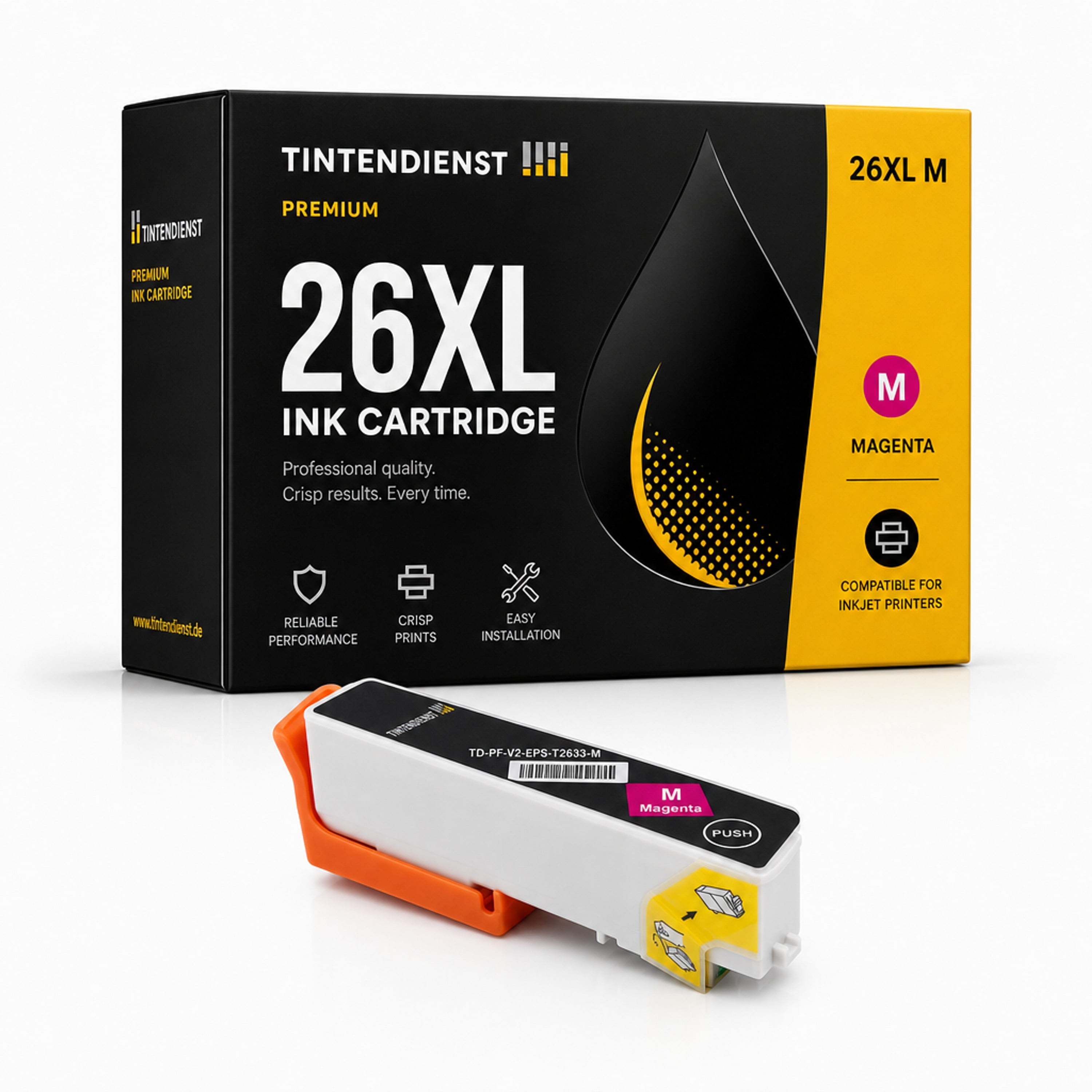 Druckerpatrone kompatibel zu Epson 26XL, magenta