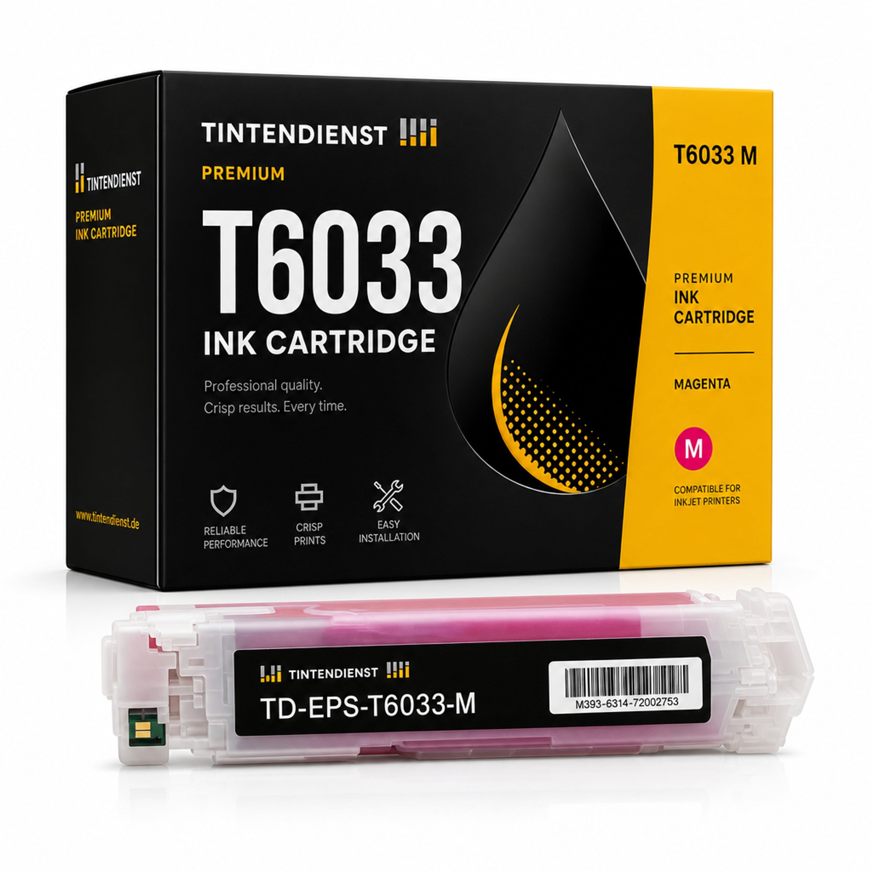 Druckerpatrone kompatibel zu Epson T6033, magenta