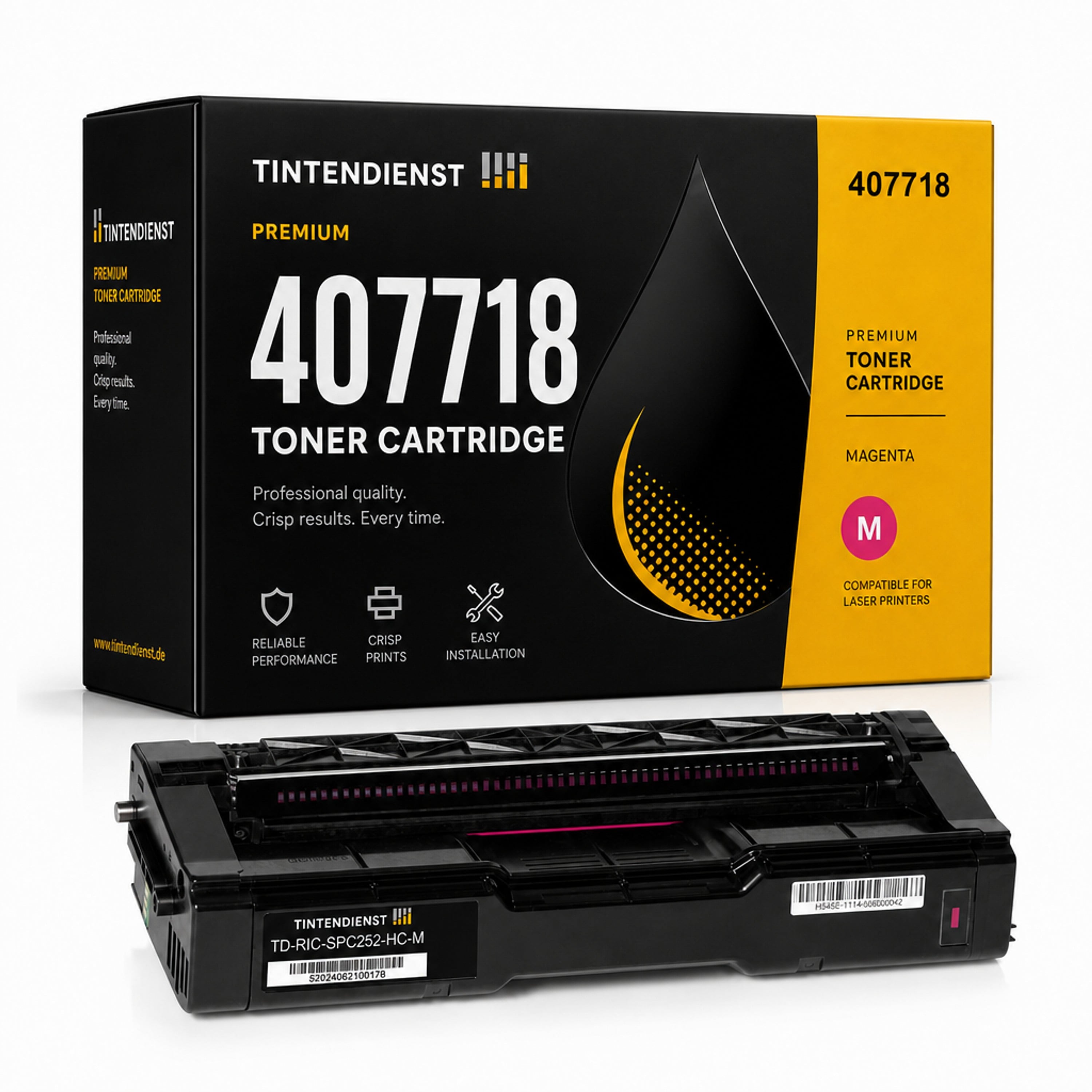 Toner kompatibel zu Ricoh 407718, magenta
