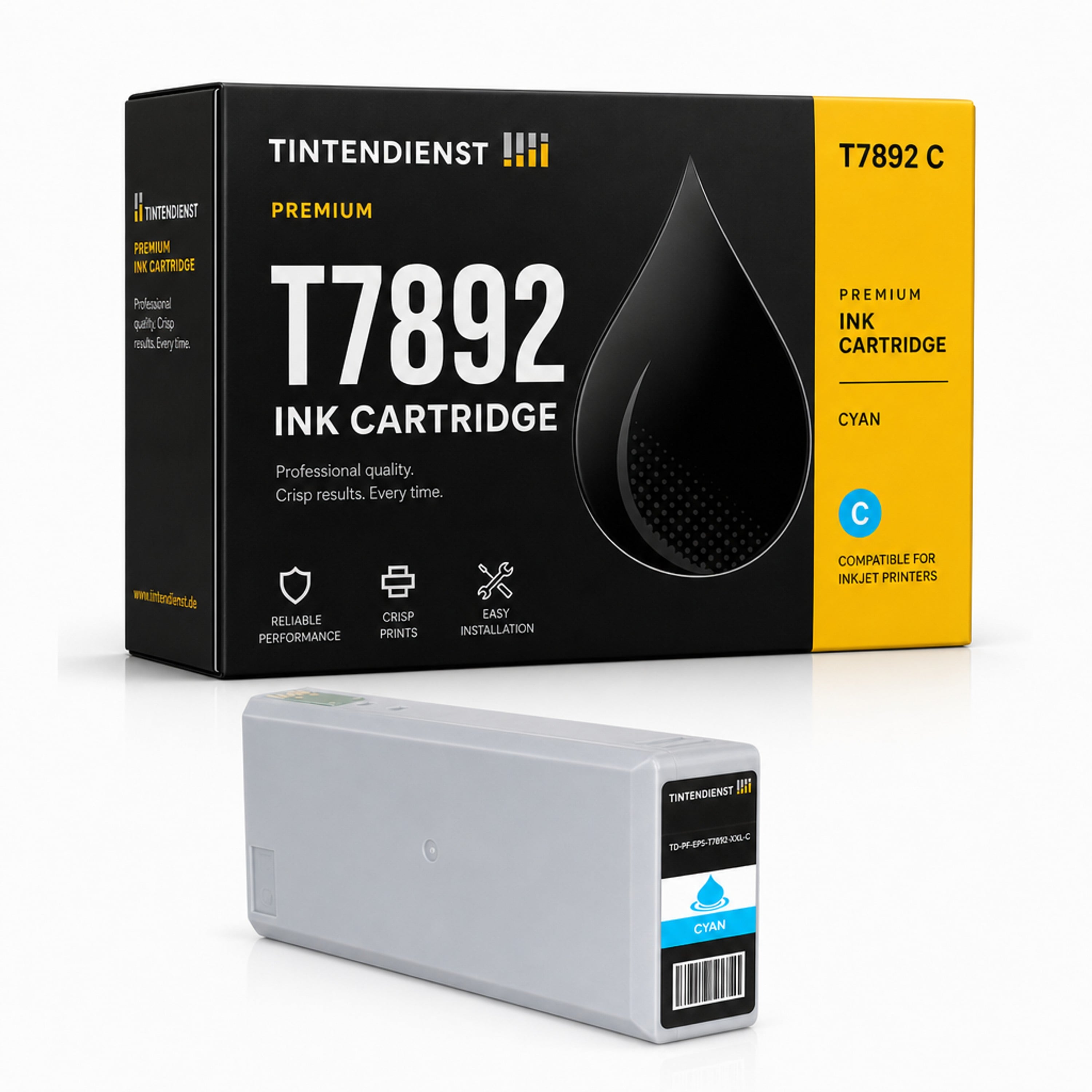 Druckerpatrone kompatibel zu Epson T7892, cyan