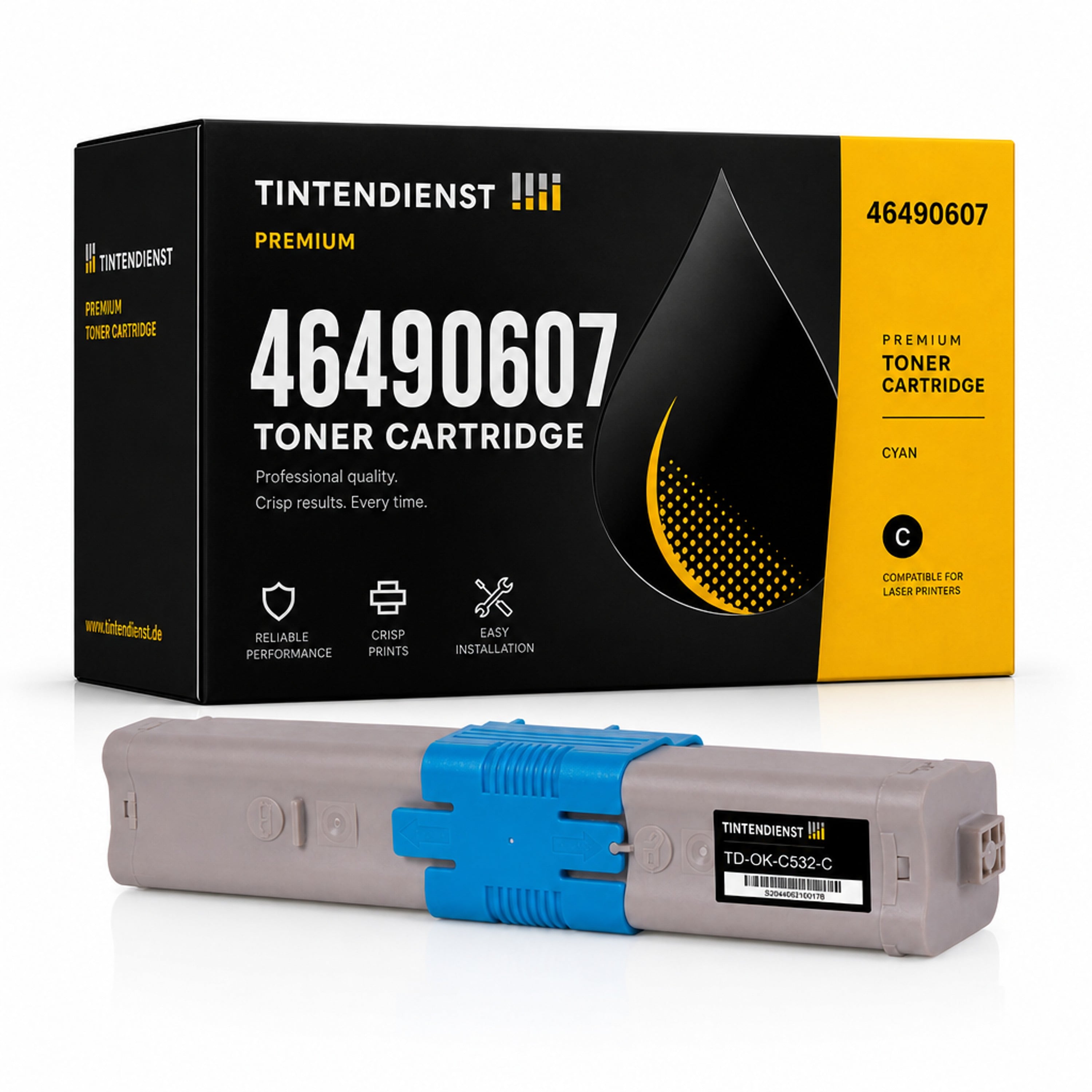 Toner kompatibel zu OKI 46490607, cyan