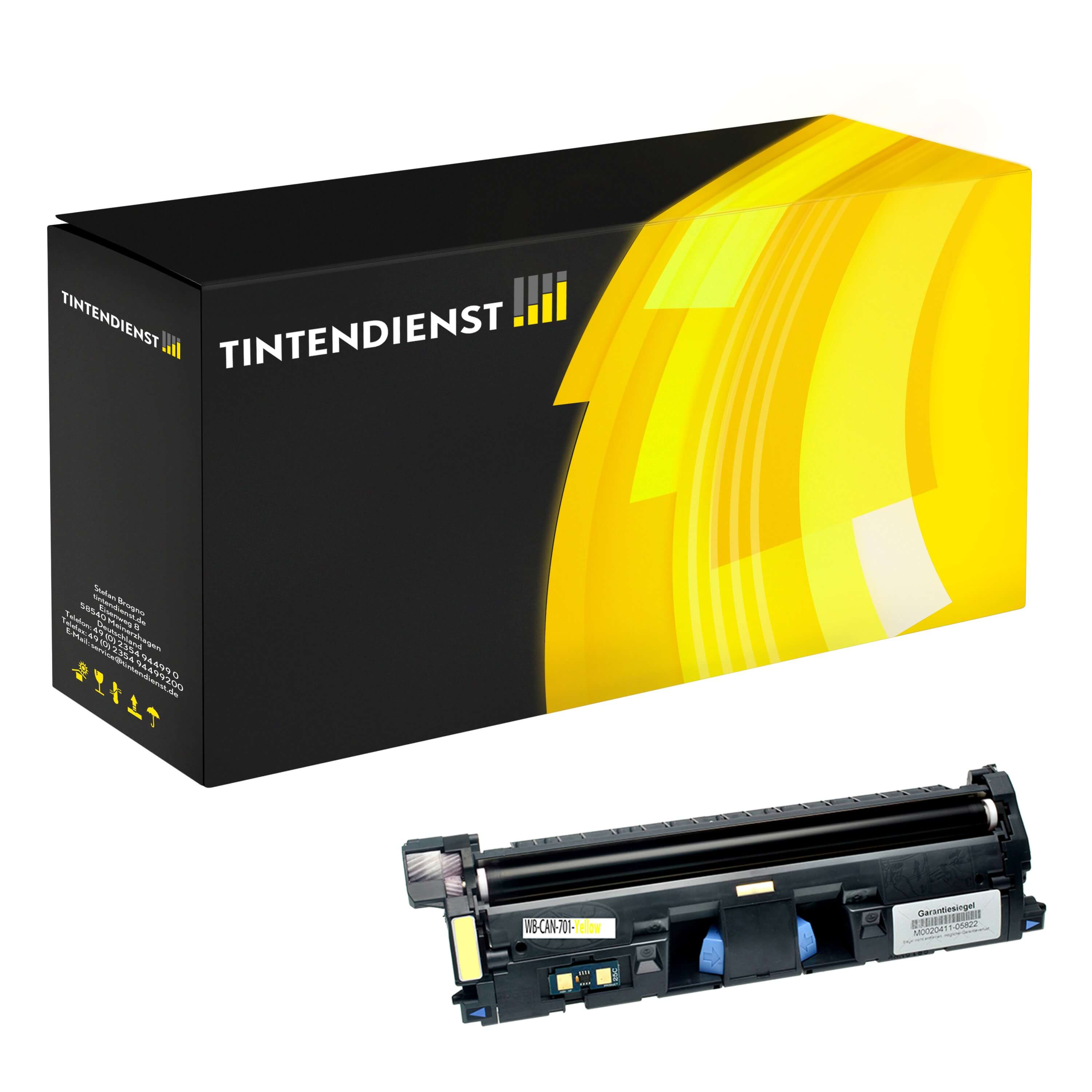 Toner kompatibel zu Canon 701Y, gelb