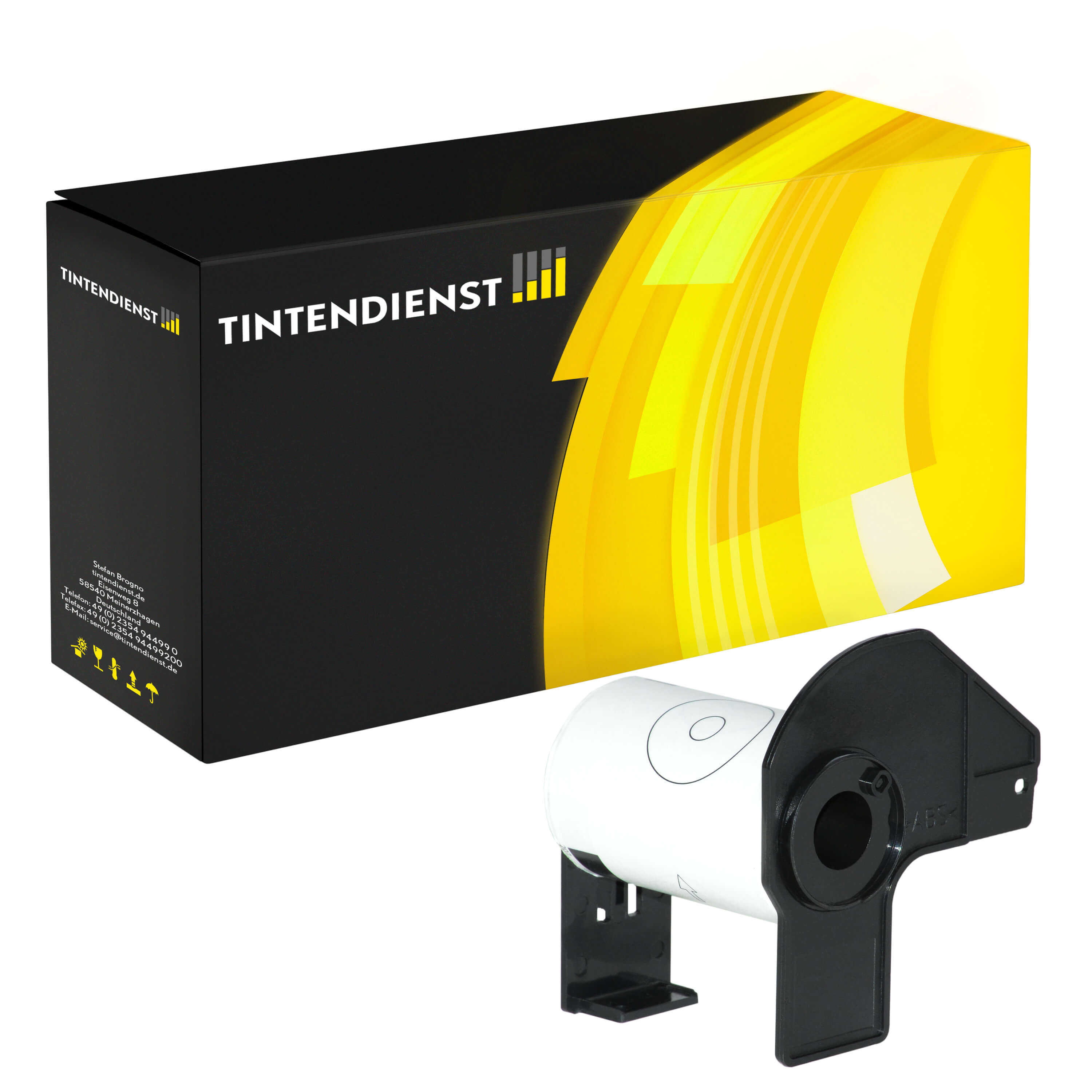 Tintendienst Etiketten Brother DK11207 58mm Durchmesser