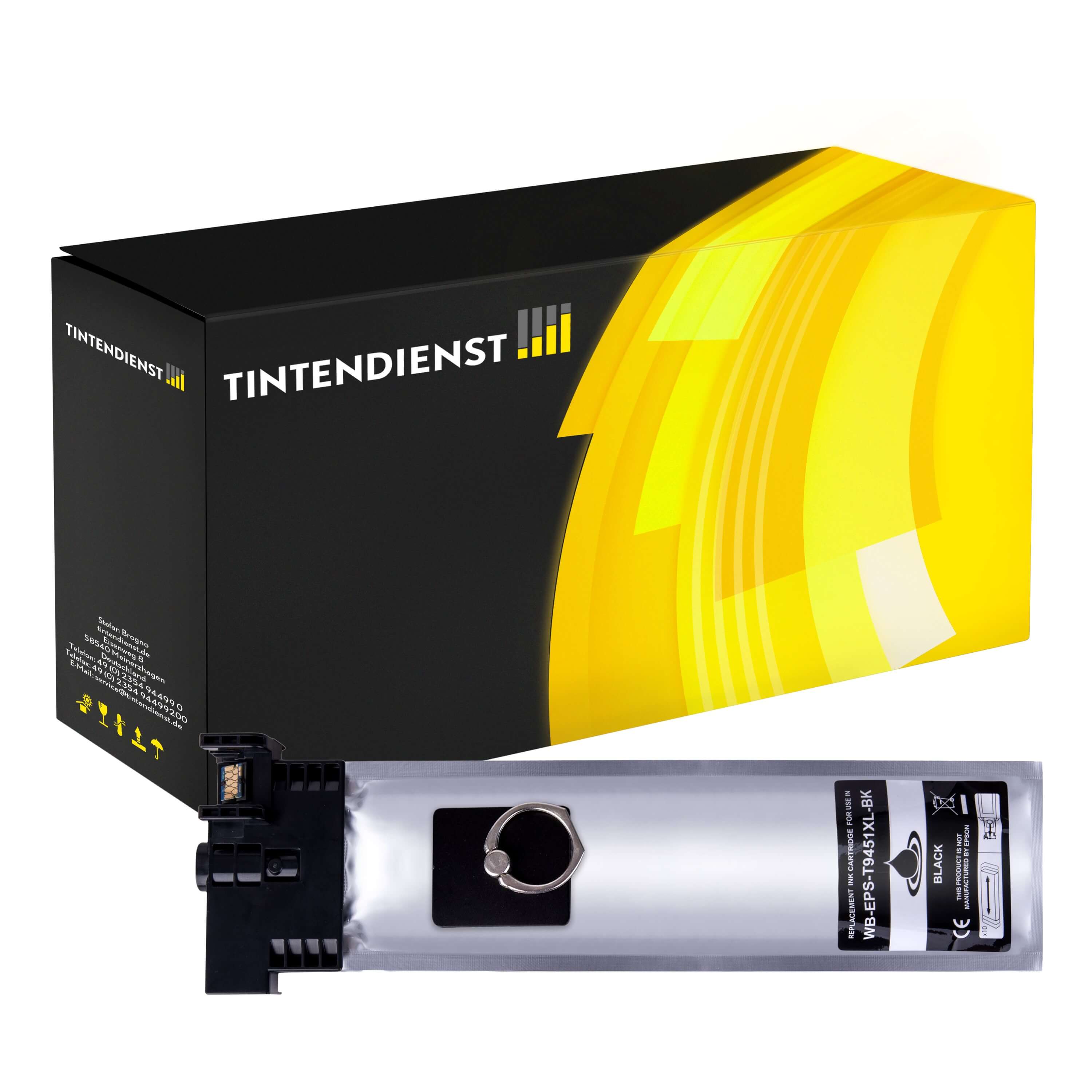 Tintendienst kompatibel für Epson Tintenpatrone C13T945140 / T9451 Schwarz