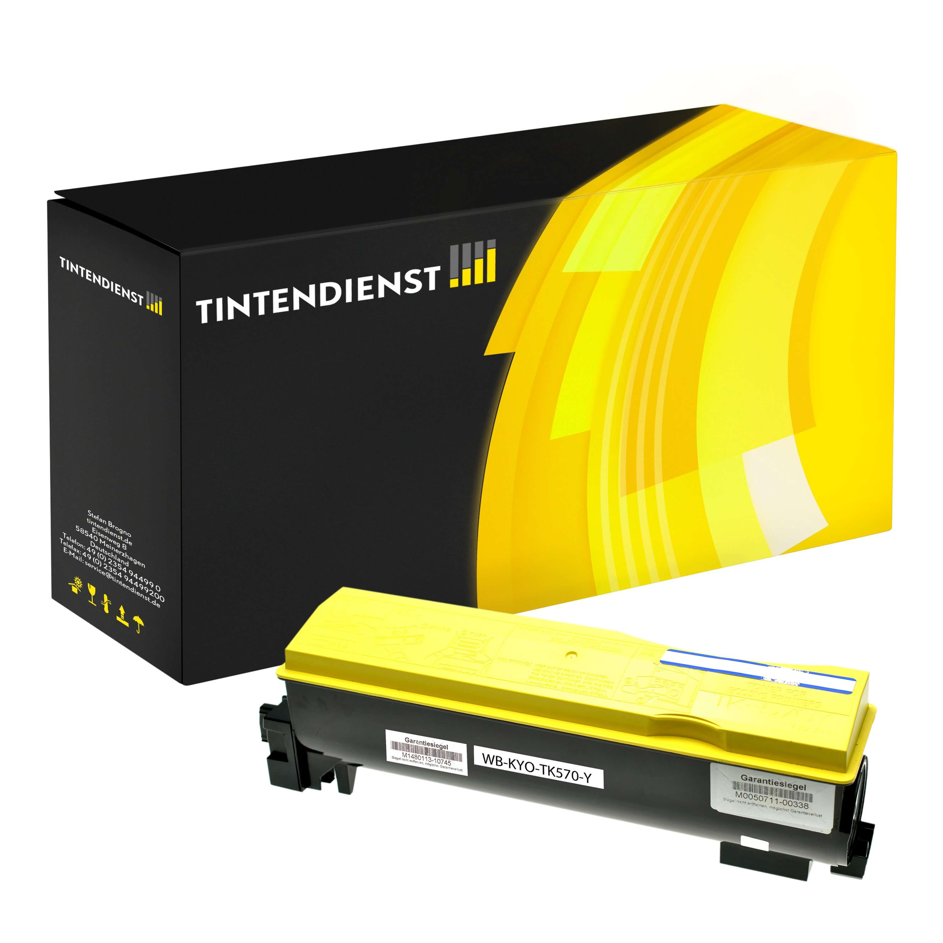 Toner kompatibel zu Kyocera TK-570Y, gelb