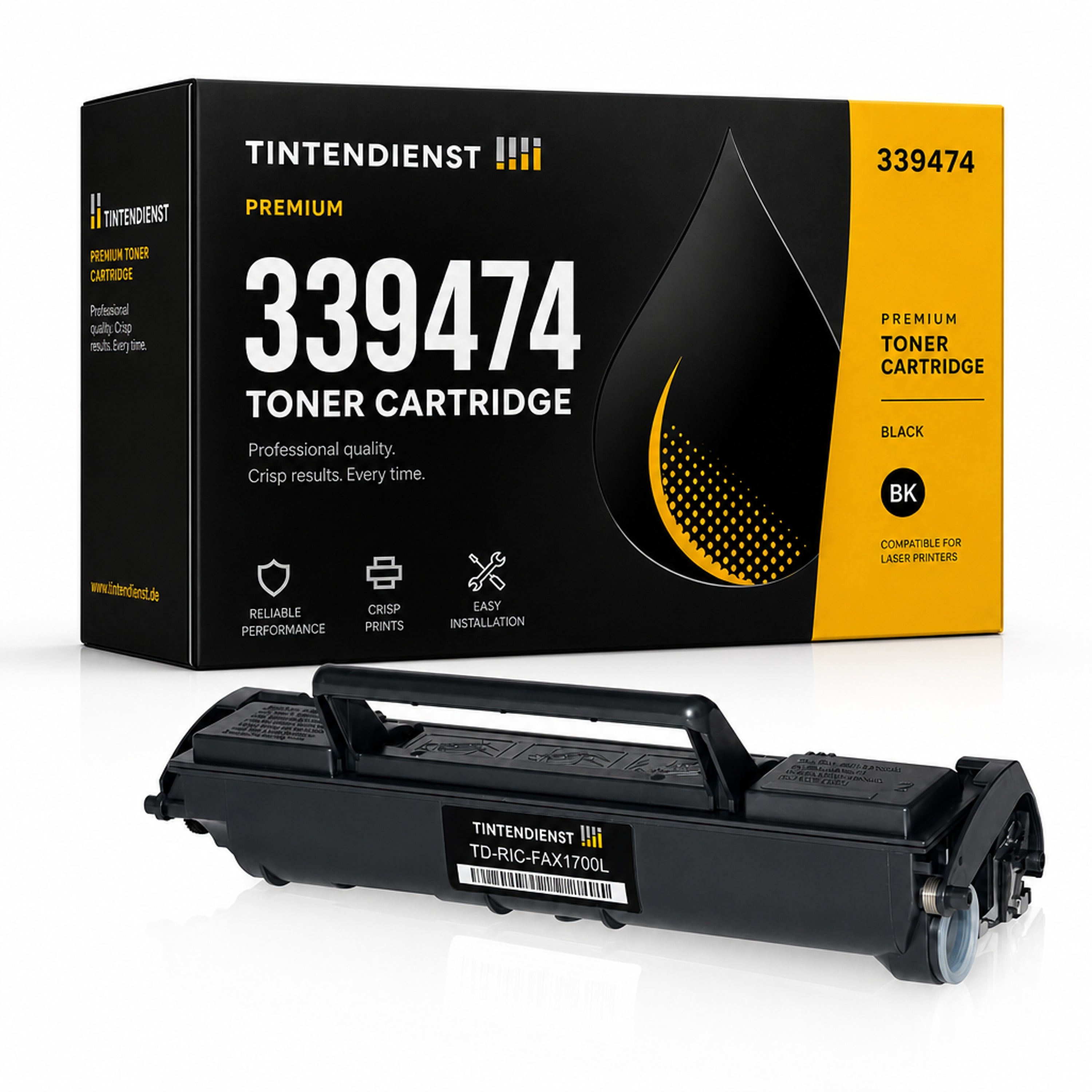 Toner kompatibel zu Ricoh 339474, schwarz