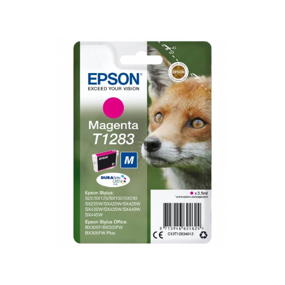 Original Epson Tintenpatrone C13T12834011 / T1283 Magenta