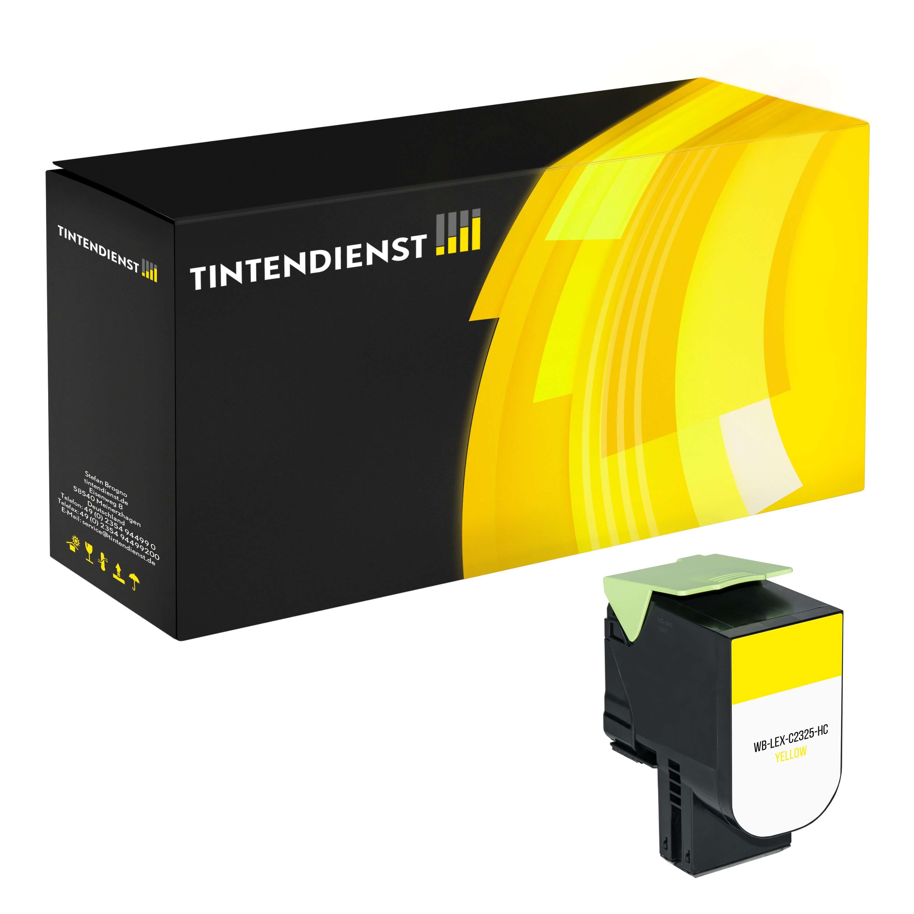Lexmark C2320Y0 Toner gelb – Tintendienst kompatibel
