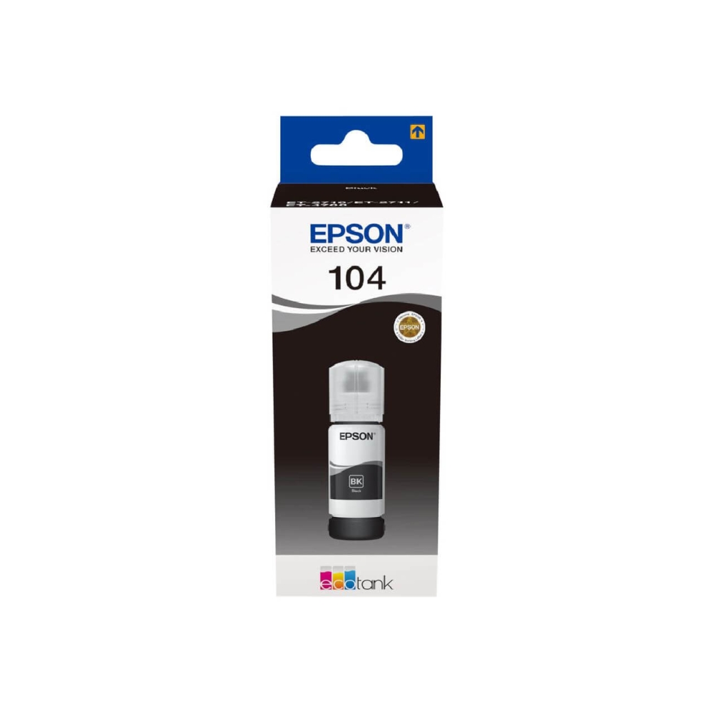 Original Epson Tintenpatrone C13T00P140 / 104 Schwarz