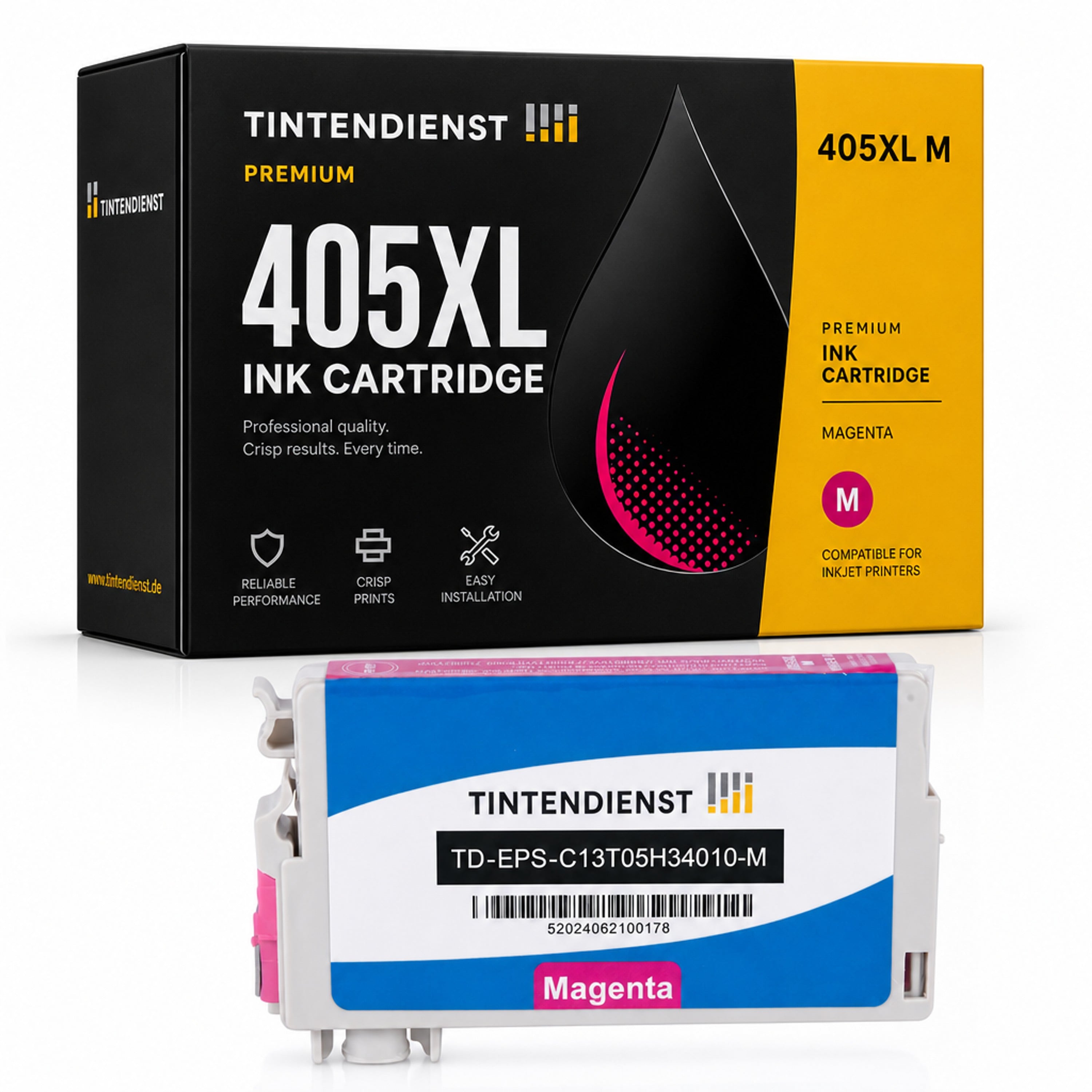 Druckerpatrone kompatibel zu Epson 405XL, magenta