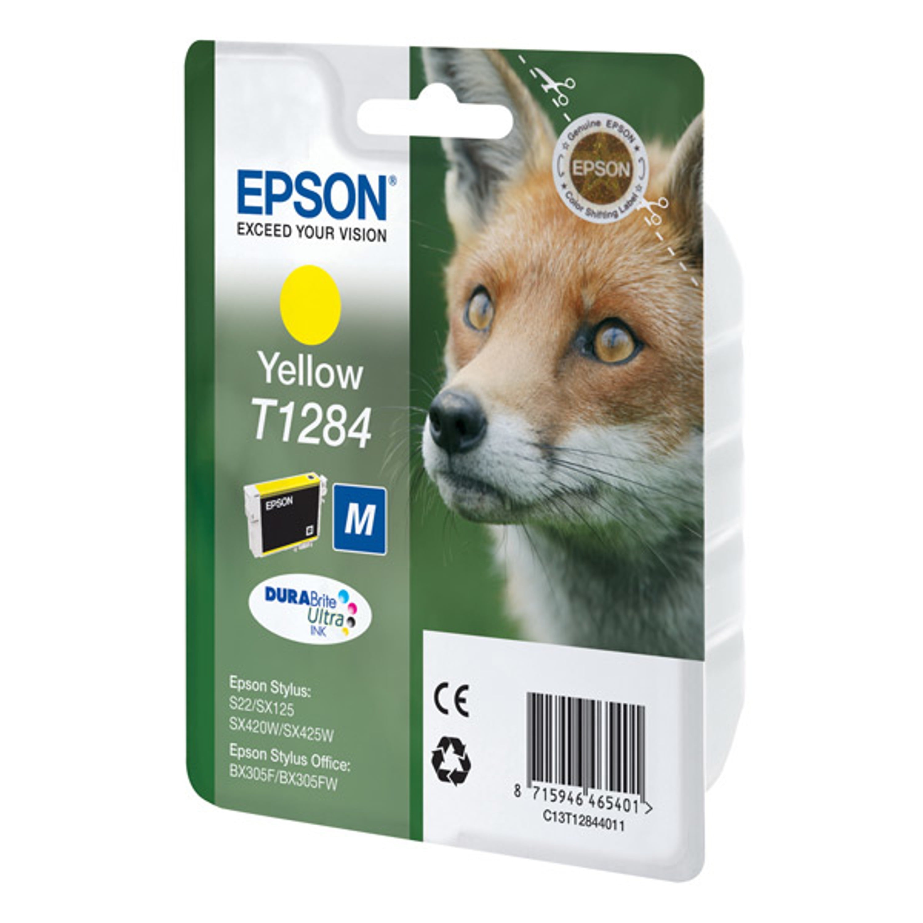 Original Epson T1284 Druckerpatrone, gelb