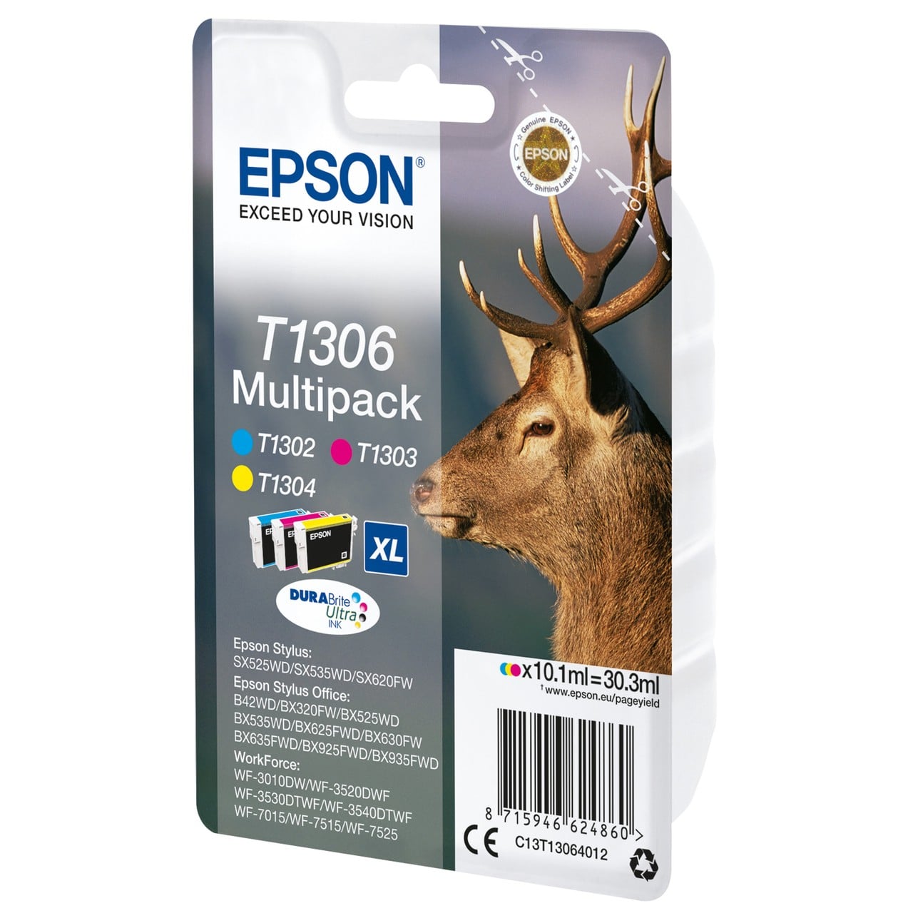 Original Epson Tintenpatronen C13T13064012