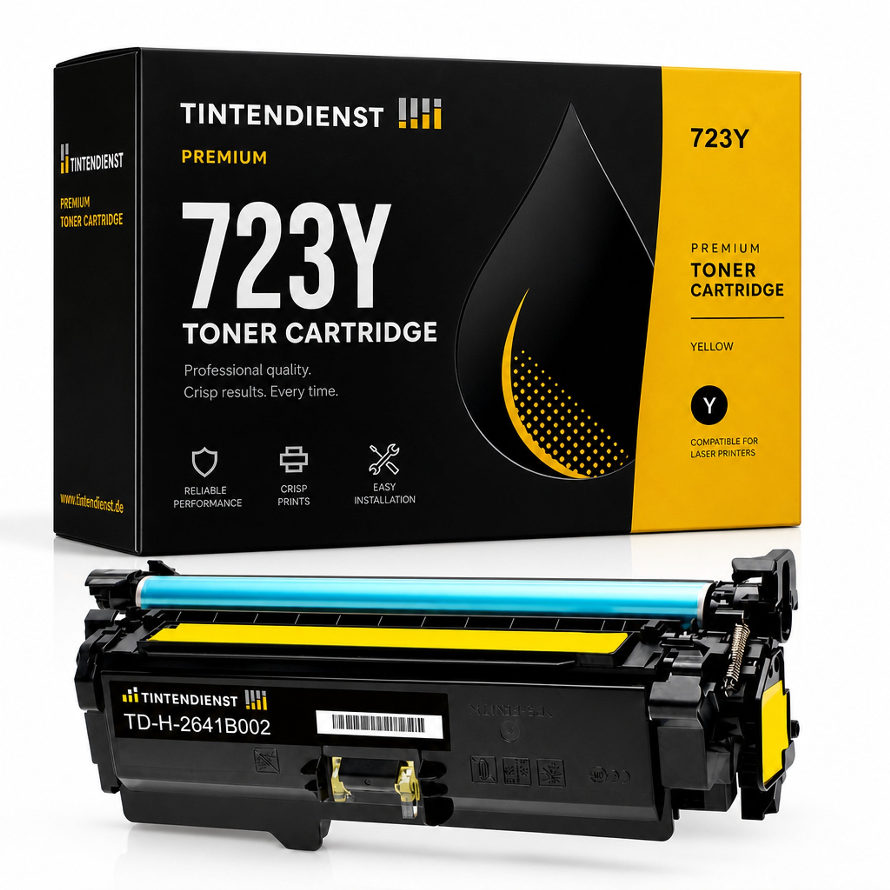 Toner kompatibel zu Canon 723Y, gelb