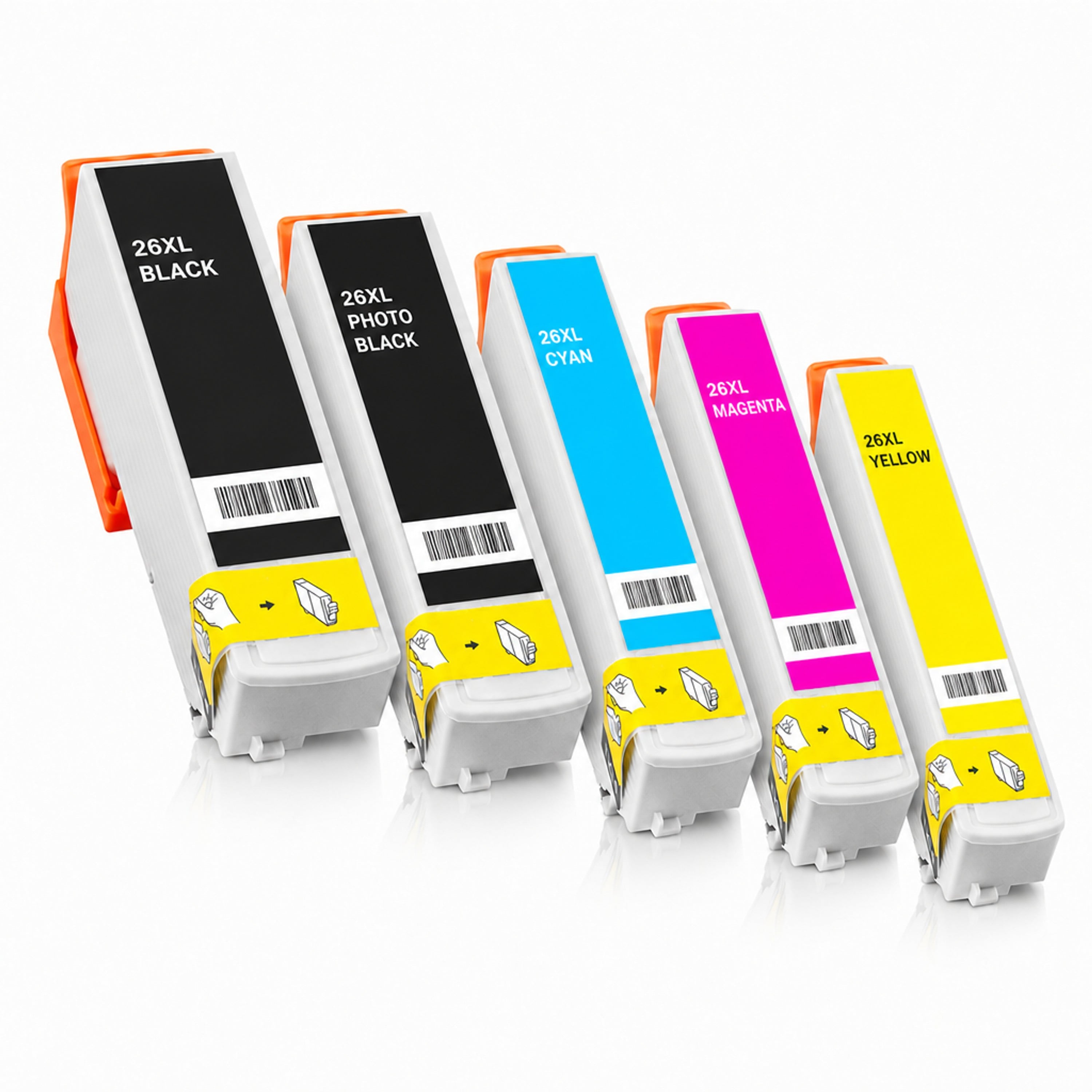 Multipack - Druckerpatrone ersetzt Epson C13T26214010 XL, 5 Patronen