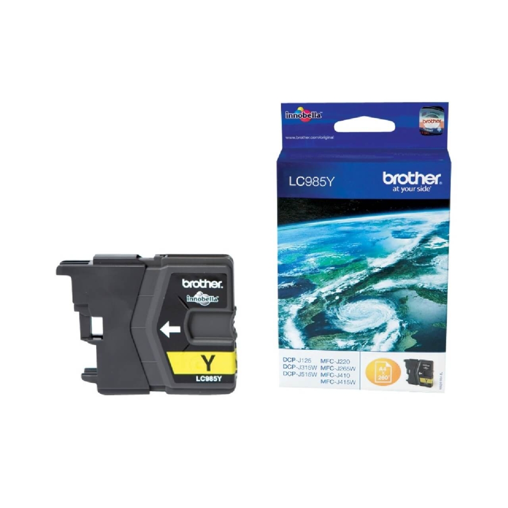 Original Brother Tintenpatrone LC-985Y Gelb
