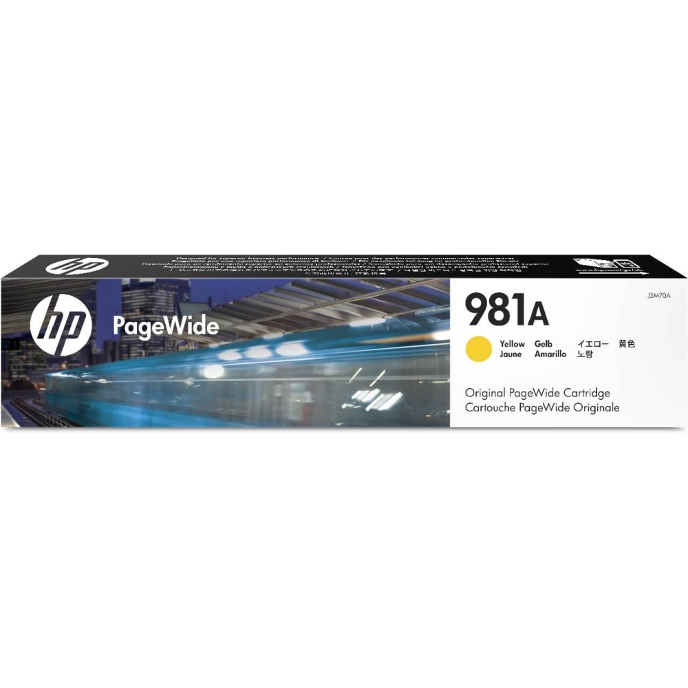 Original HP Tintenpatrone J3M70A / 981A Gelb
