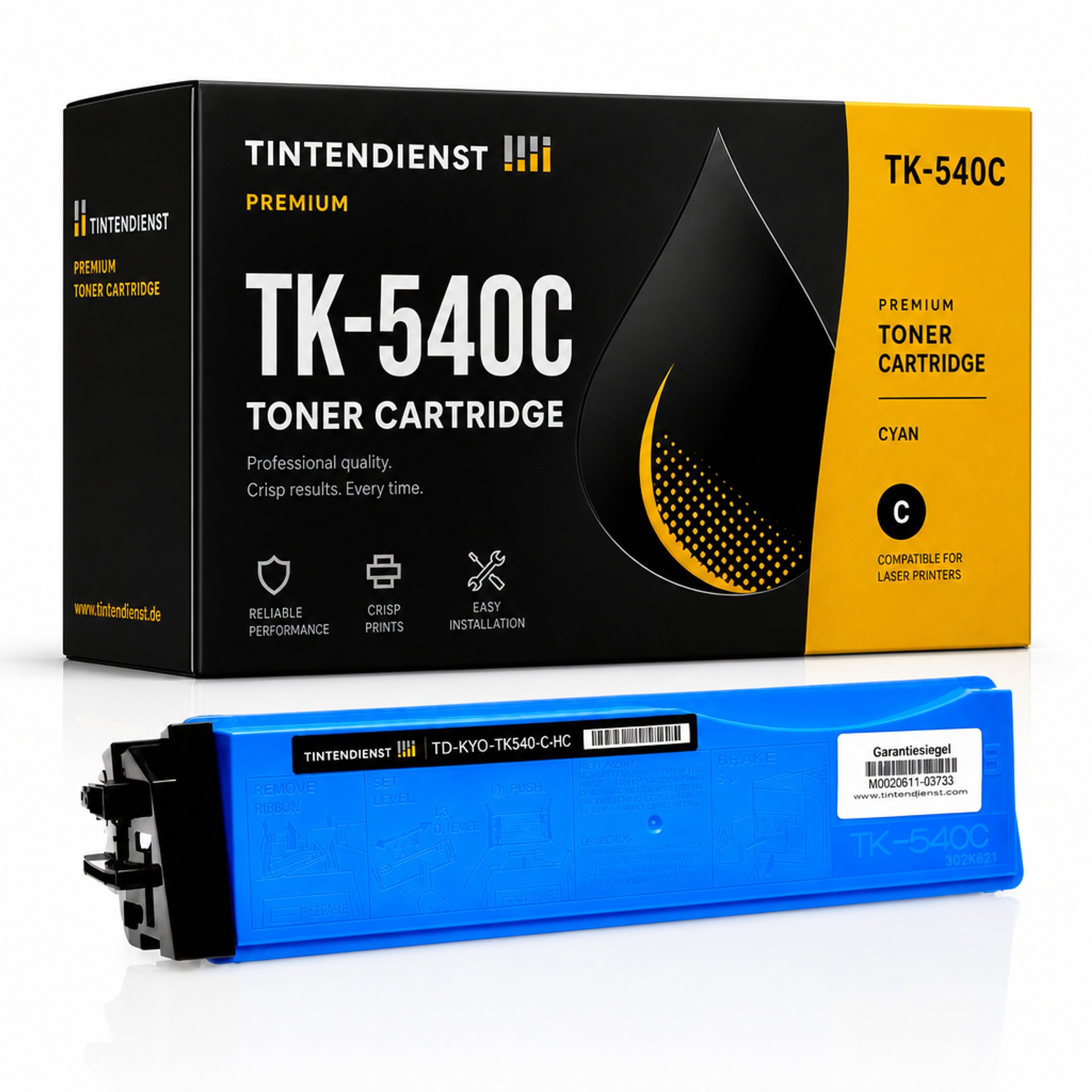 Toner kompatibel zu Kyocera TK-540C XL, cyan