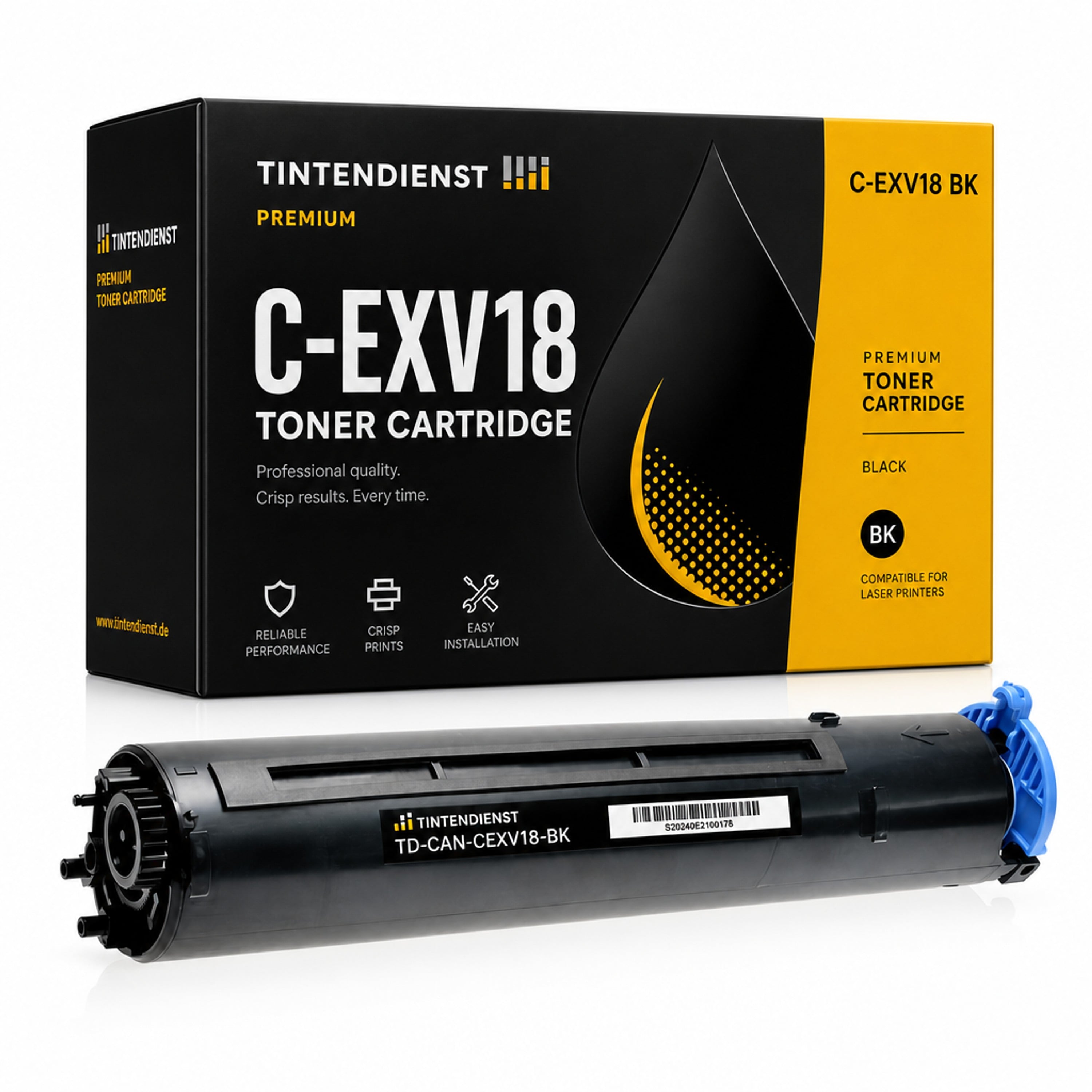 Toner kompatibel zu Canon C-EXV18, schwarz