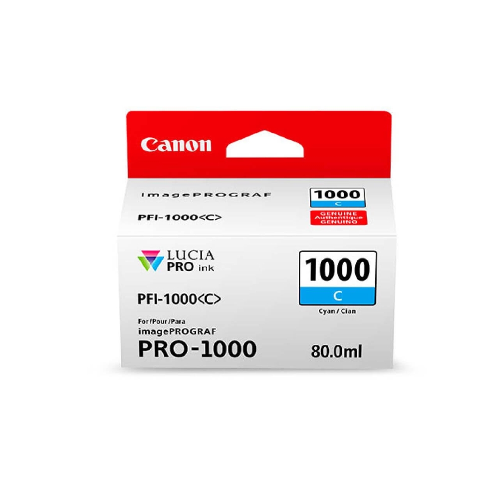 Original Canon Tintenpatrone 0547C001 / PFI-1000C Cyan