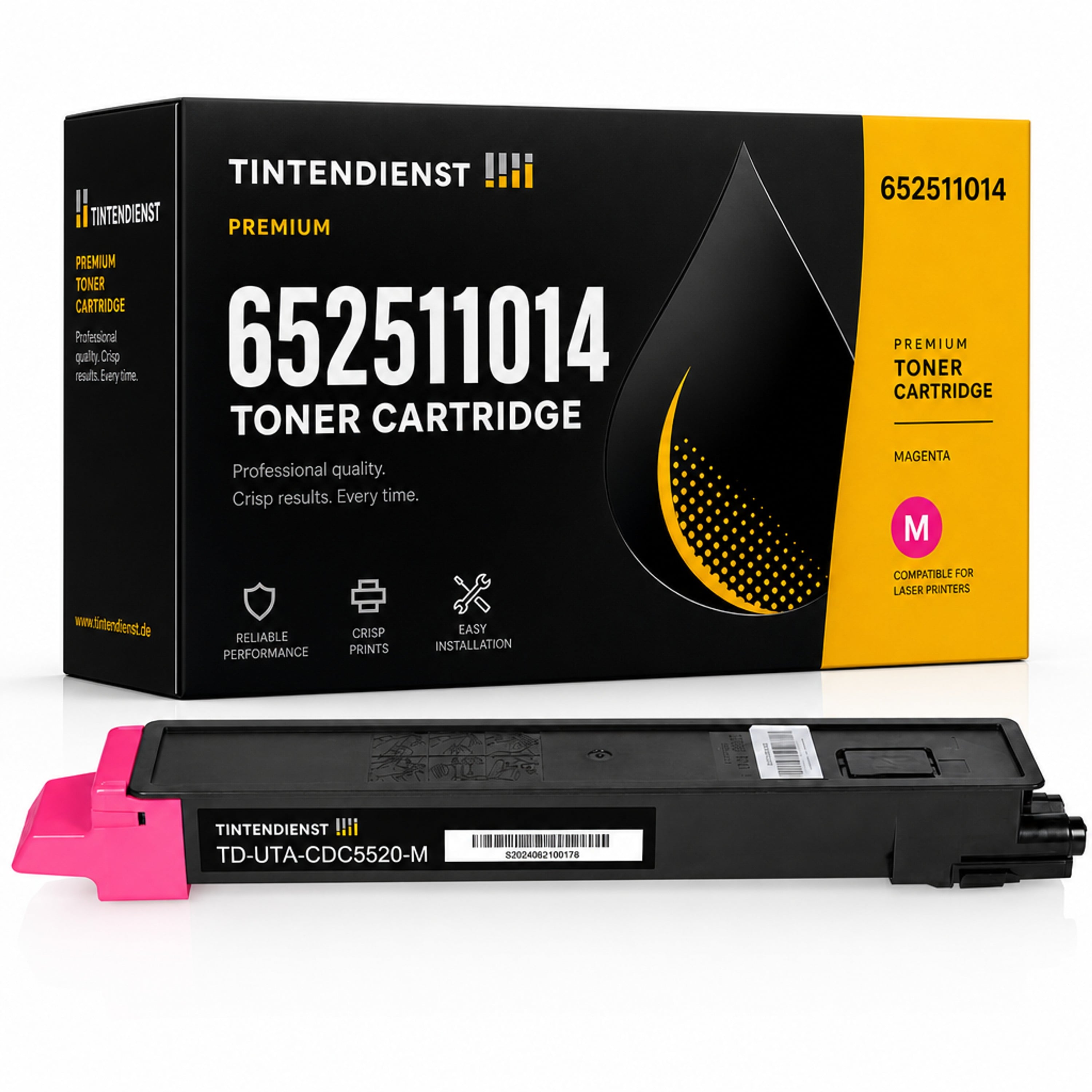 Toner kompatibel zu Utax 652511014, magenta