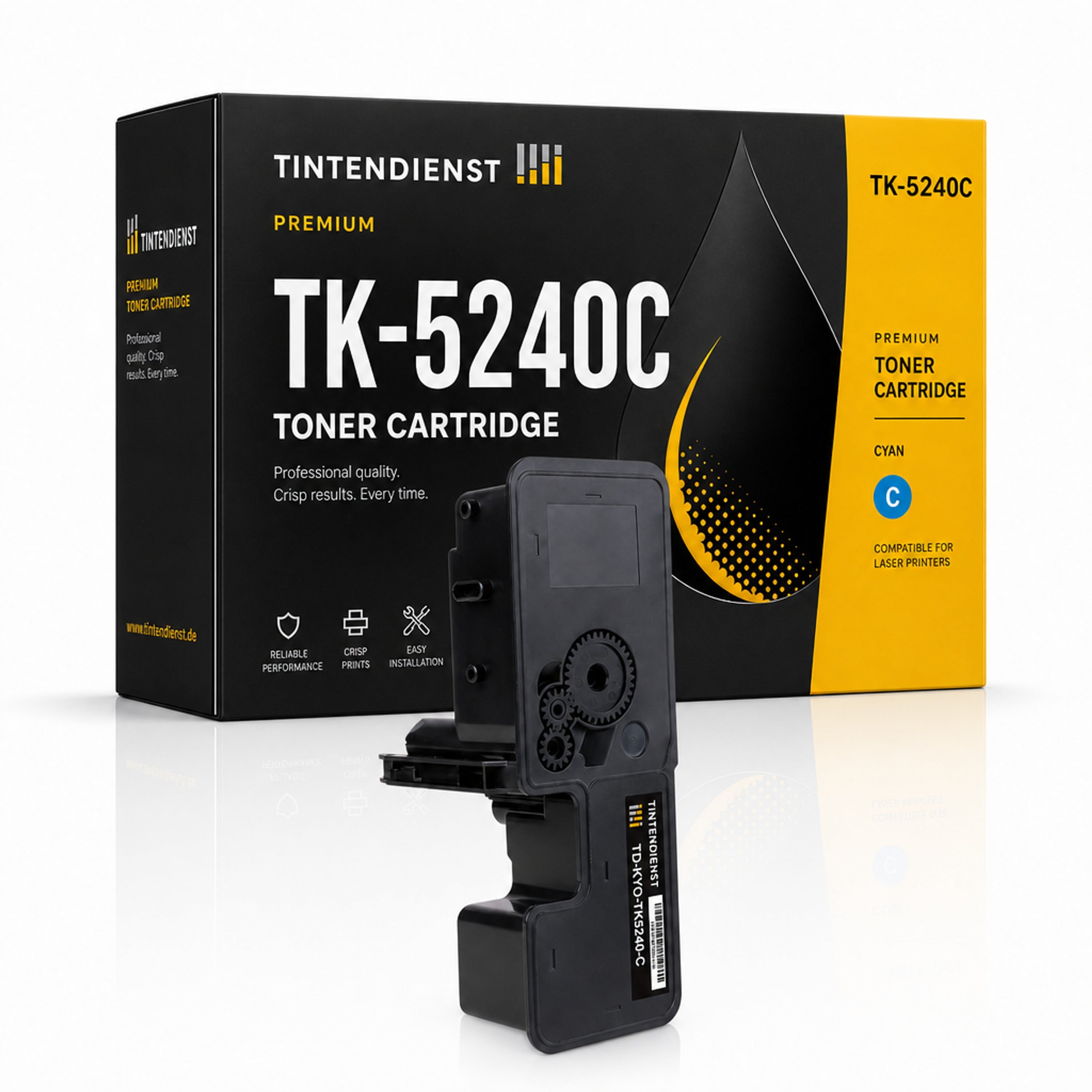 Toner kompatibel zu Kyocera TK-5240C, cyan