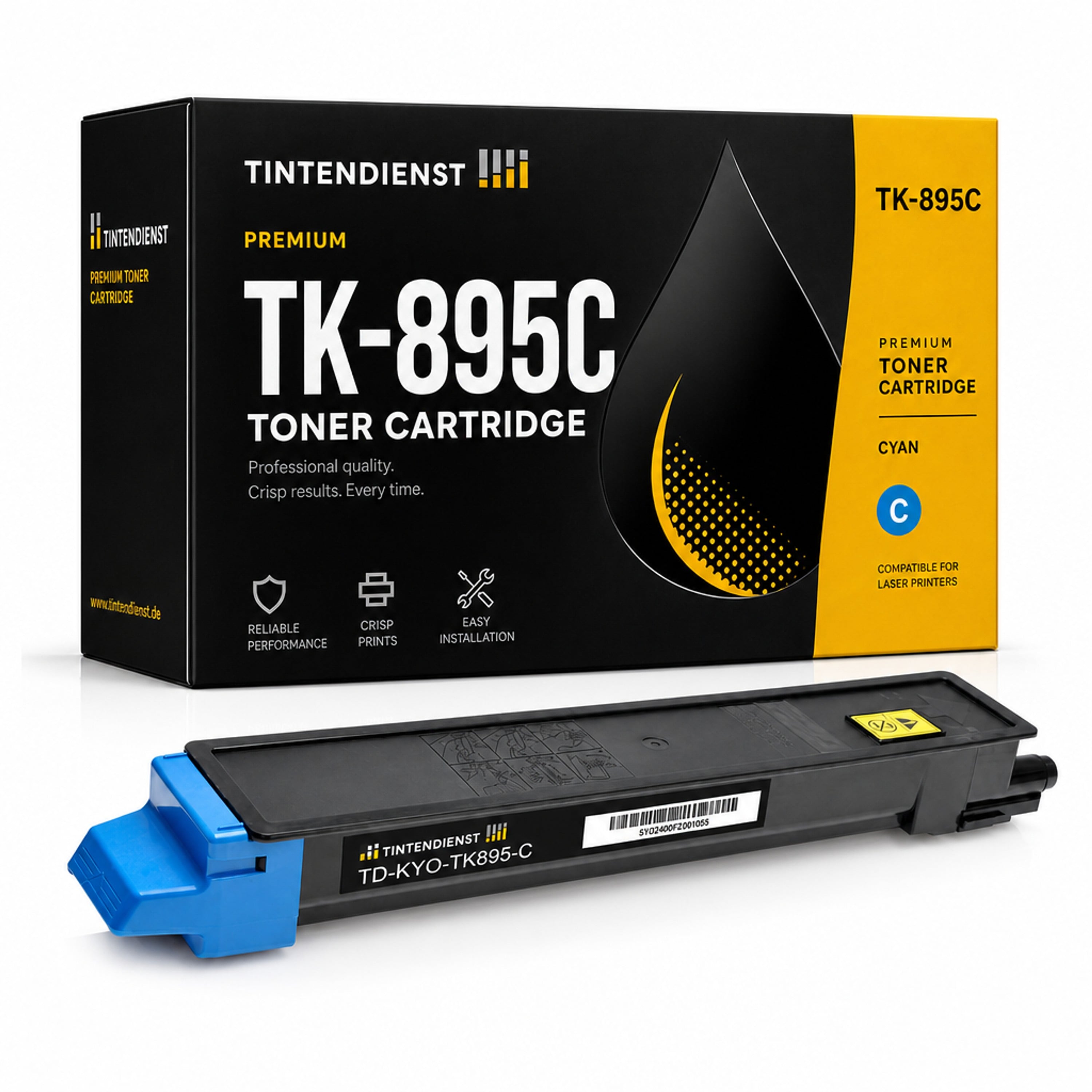 Toner kompatibel zu Kyocera TK-895C, cyan