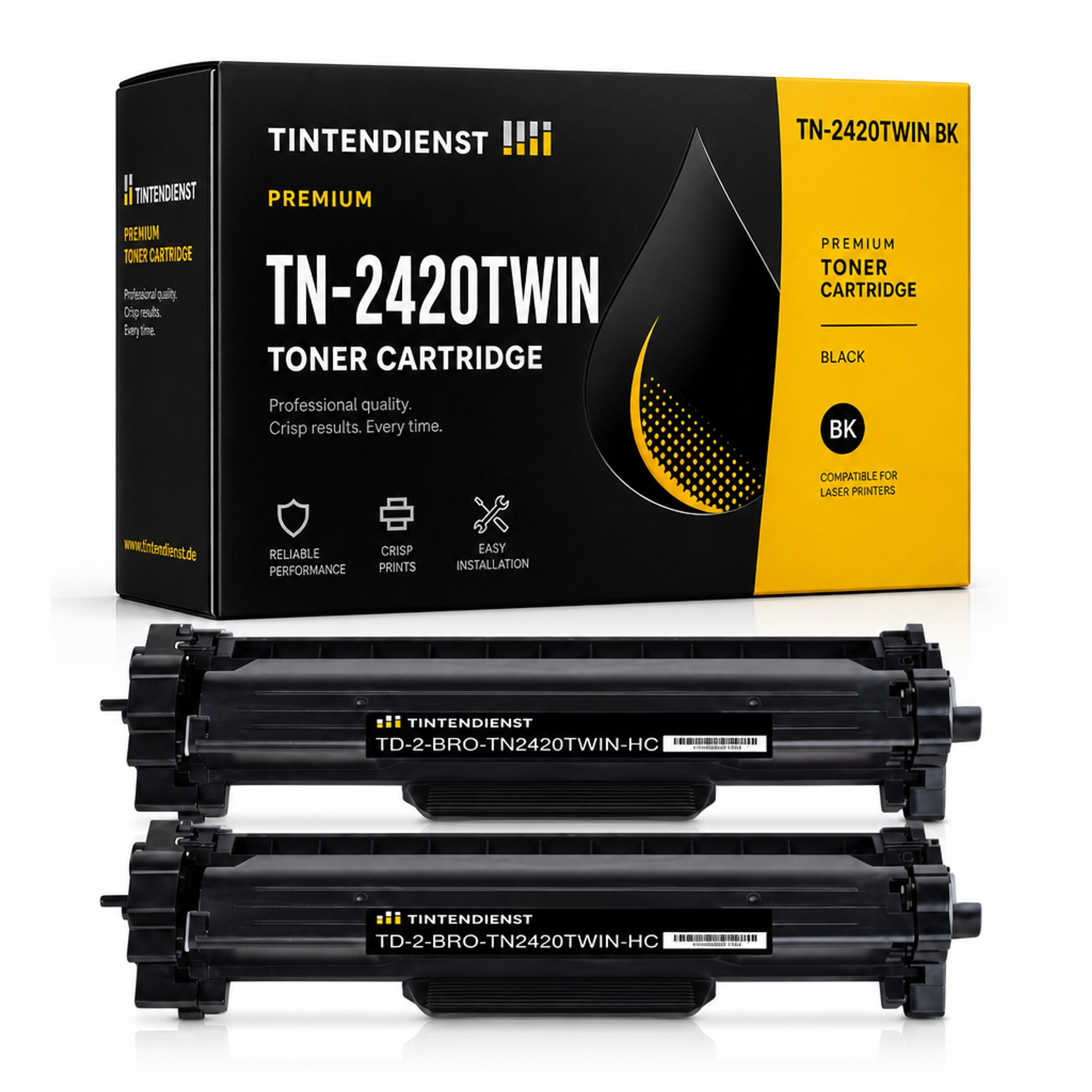 Set kompatibel zu Brother TN-2420TWIN, 2 Toner