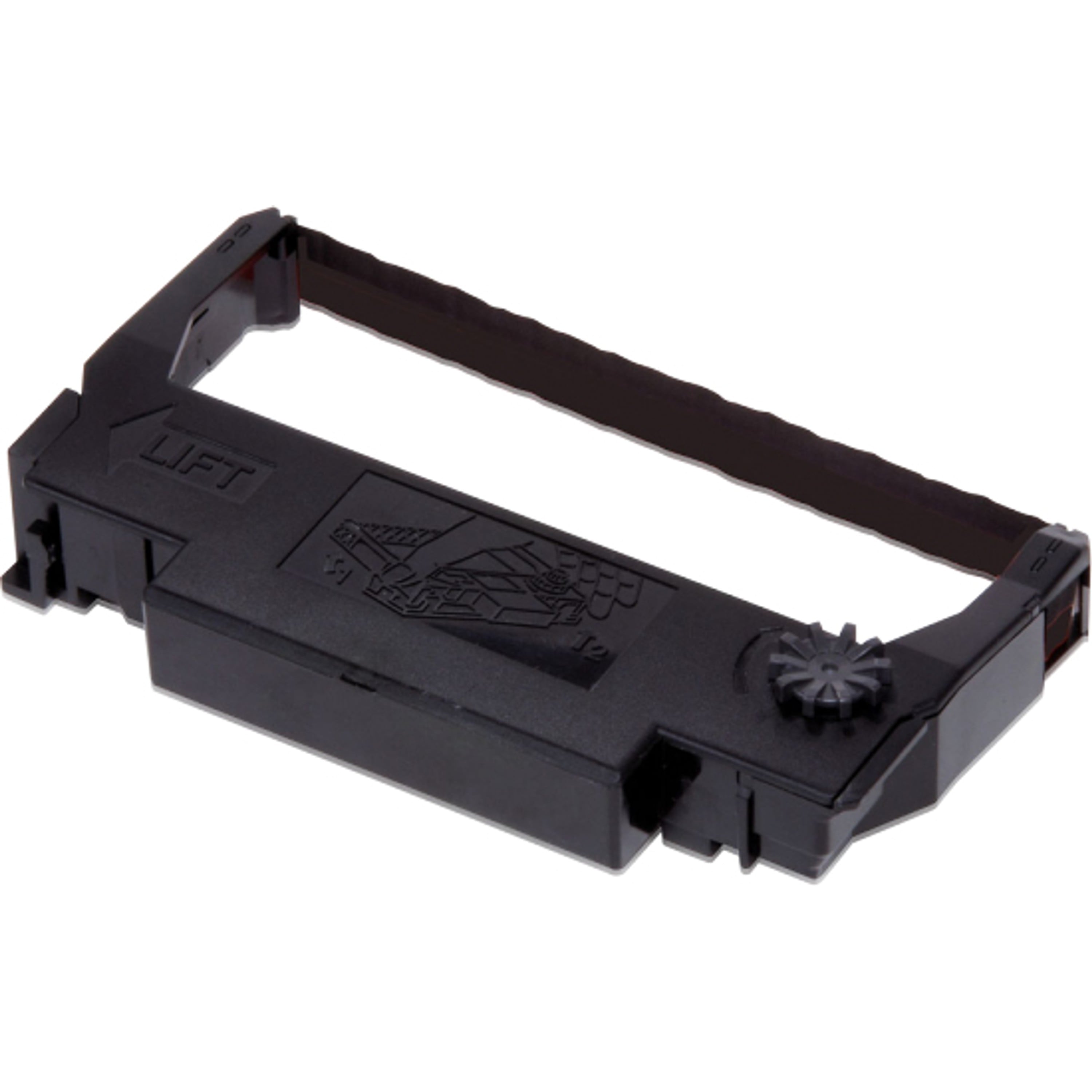Original Epson Farbband C43S015376 / ERC-38-BR Schwarz / Rot